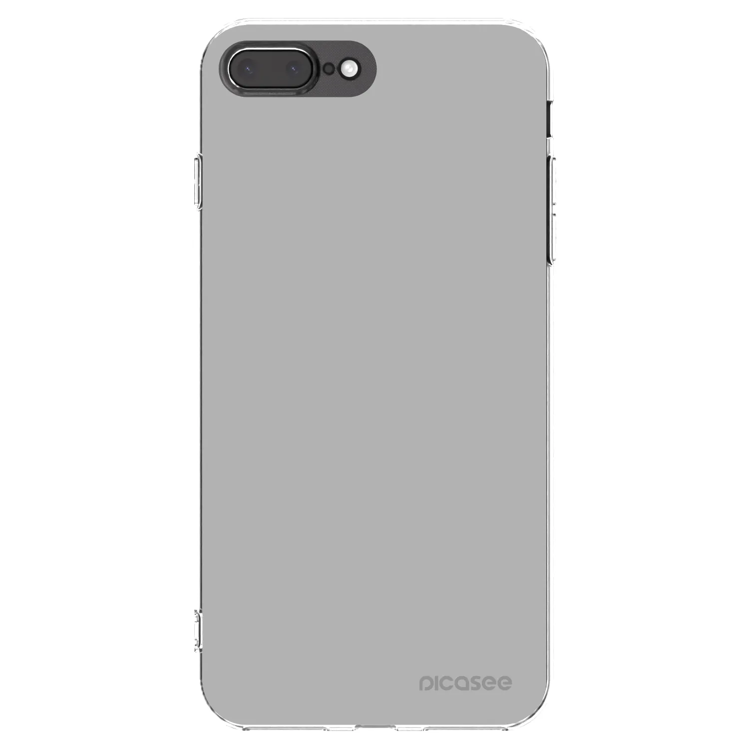 Picasee silikonowe przeźroczyste etui na Apple iPhone 8 Plus - Stone