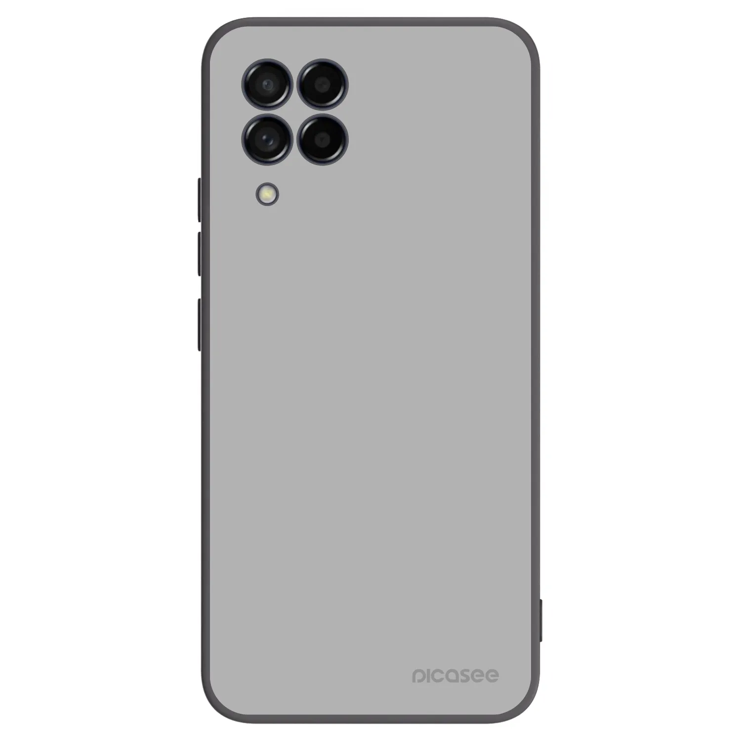 Picasee silikonowe czarne etui na Samsung Galaxy M53 5G - Stone
