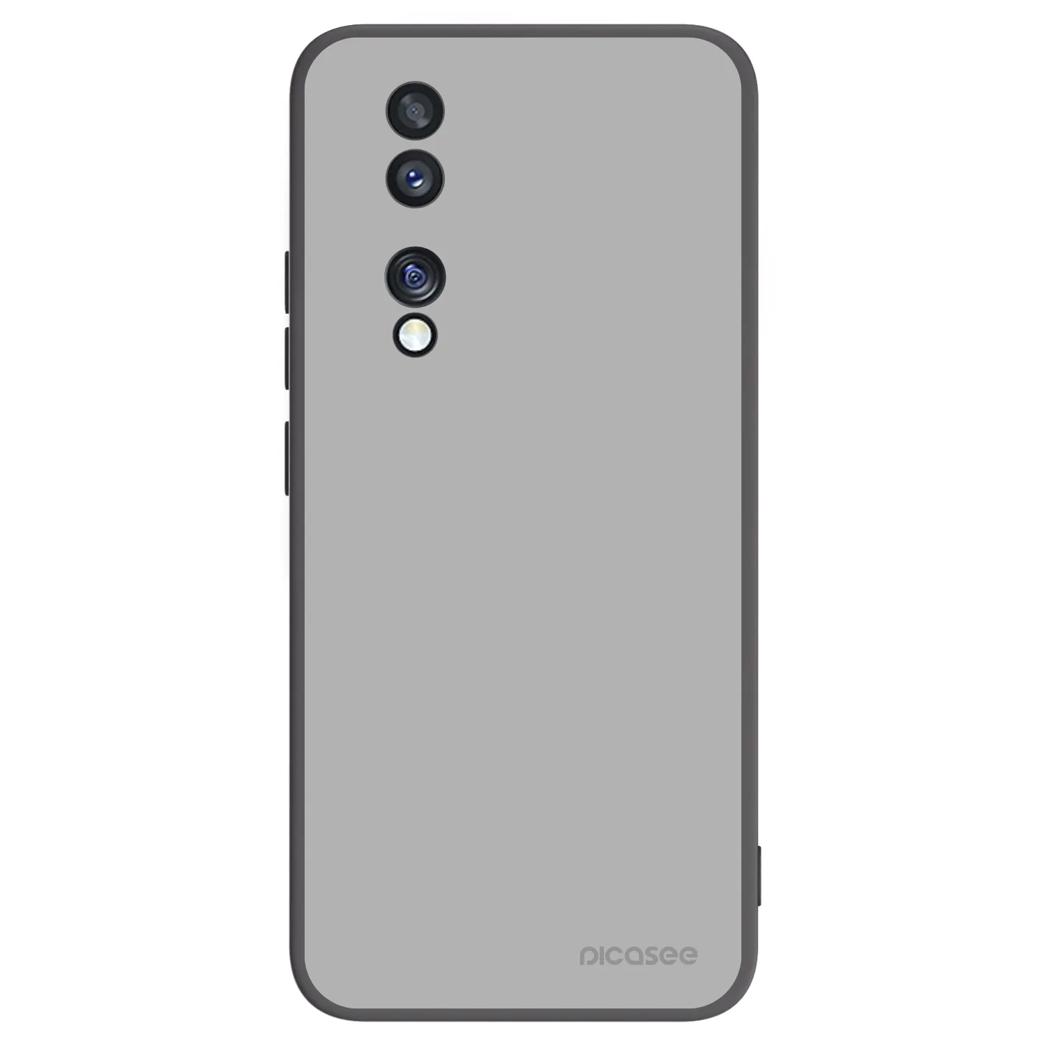 Picasee silikonowe czarne etui na Honor 70 - Stone
