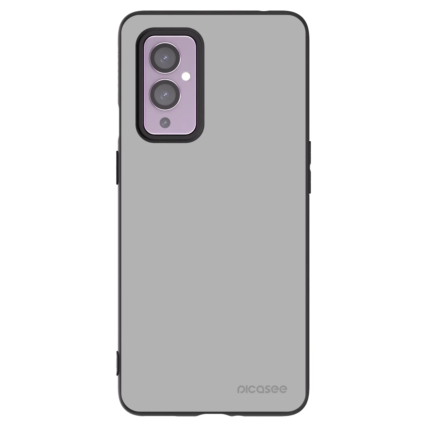Picasee silikonowe czarne etui na OnePlus 9 - Stone