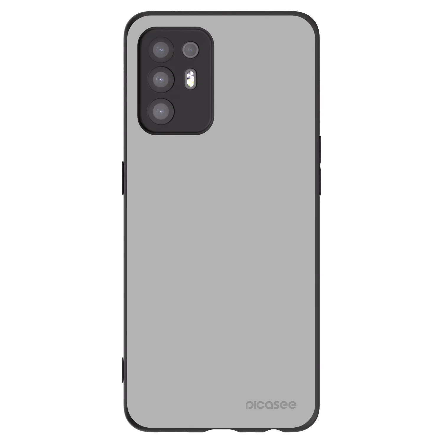 Picasee silikonowe czarne etui na OPPO A94 5G - Stone