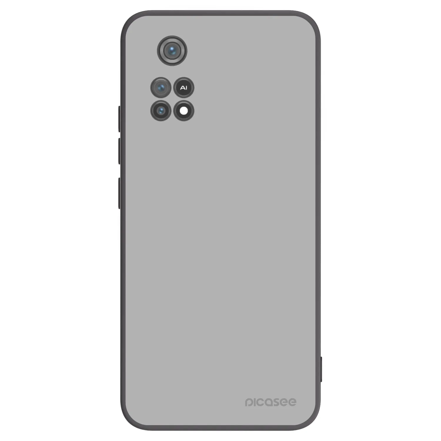 Picasee silikonowe czarne etui na Xiaomi Poco M4 Pro - Stone