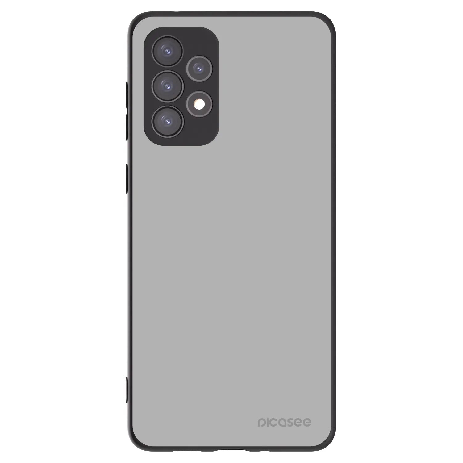 Picasee silikonowe czarne etui na Samsung Galaxy A73 5G - Stone