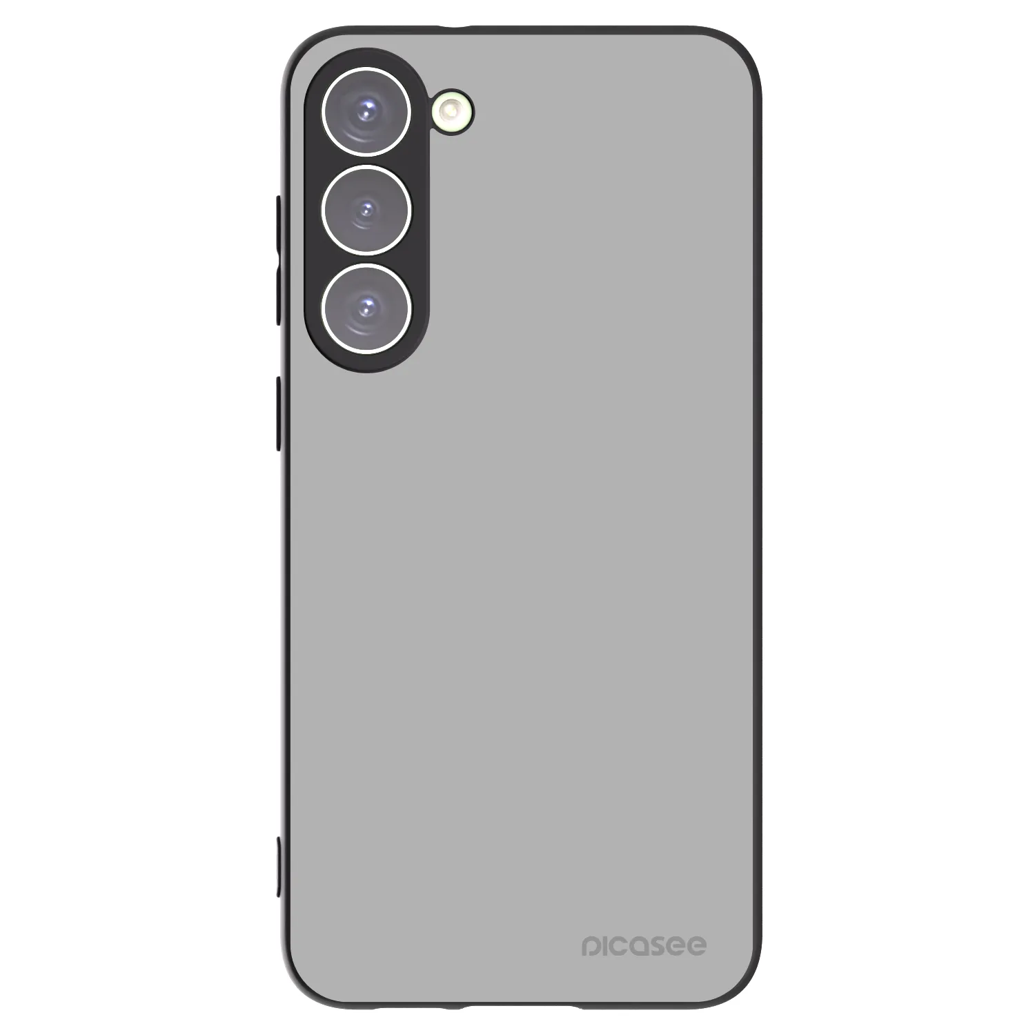 Picasee silikonowe czarne etui na Samsung Galaxy S23+ 5G - Stone