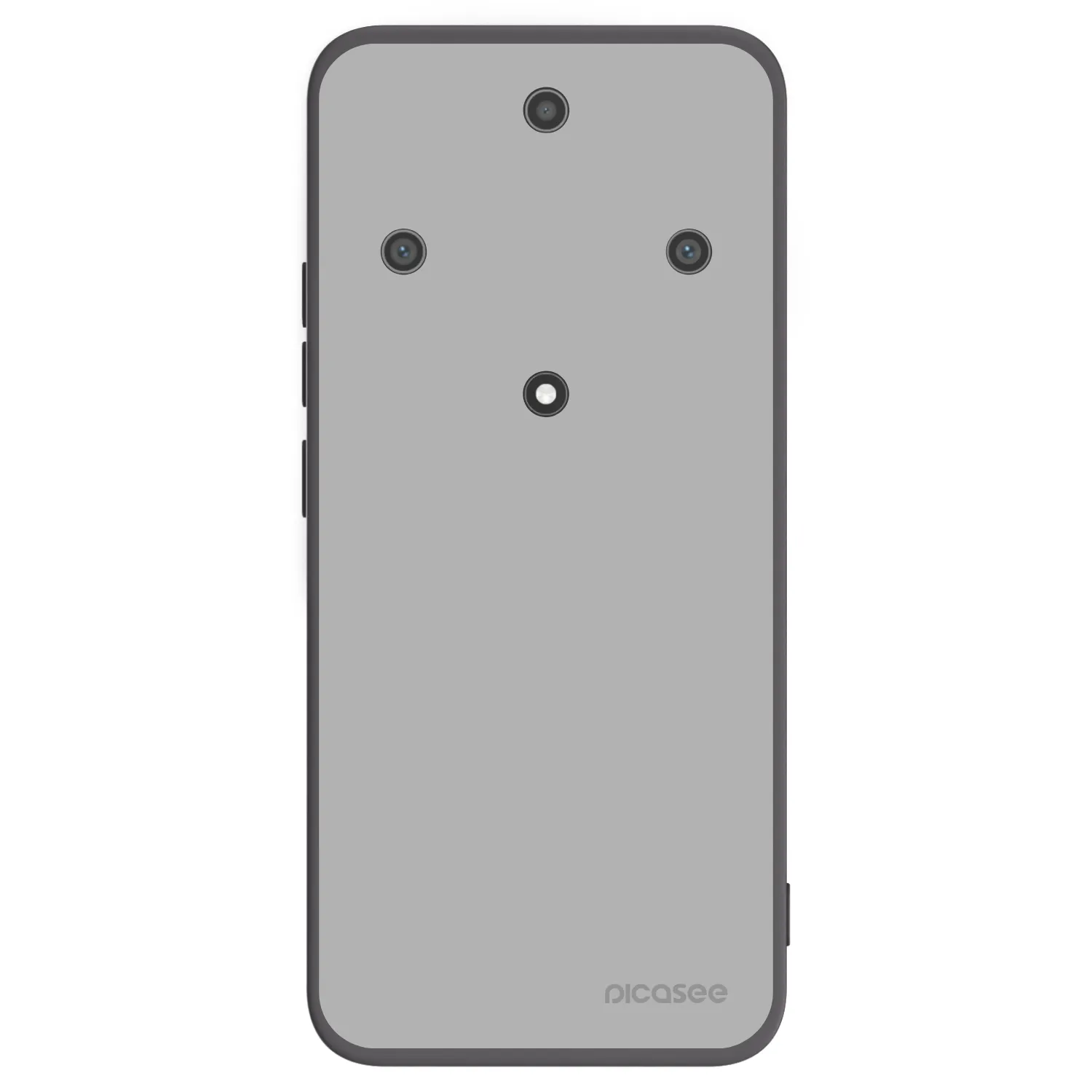 Picasee silikonowe czarne etui na Honor Magic5 Lite 5G - Stone