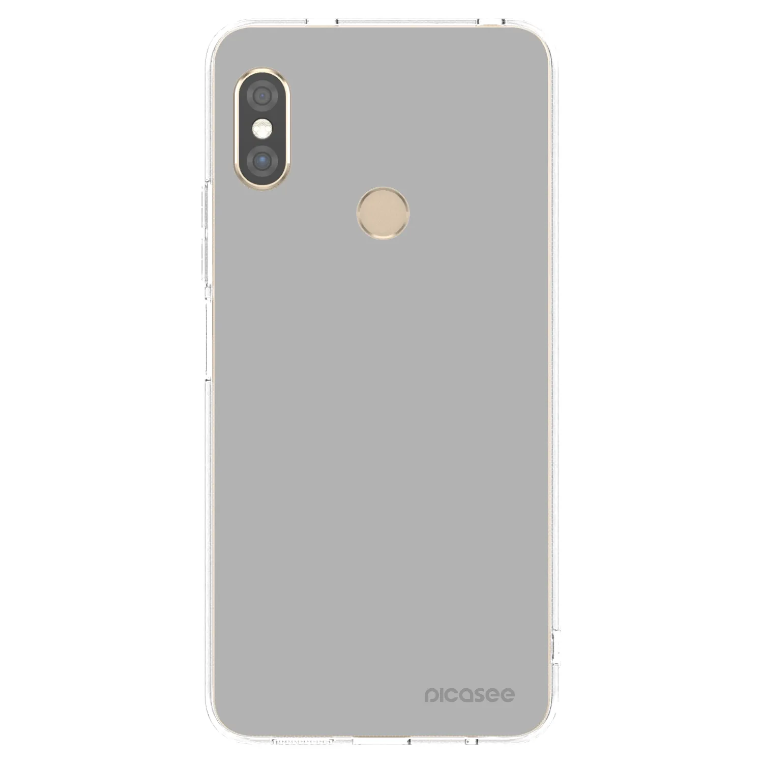 Picasee silikonowe przeźroczyste etui na Xiaomi Redmi Note 5 Global - Stone
