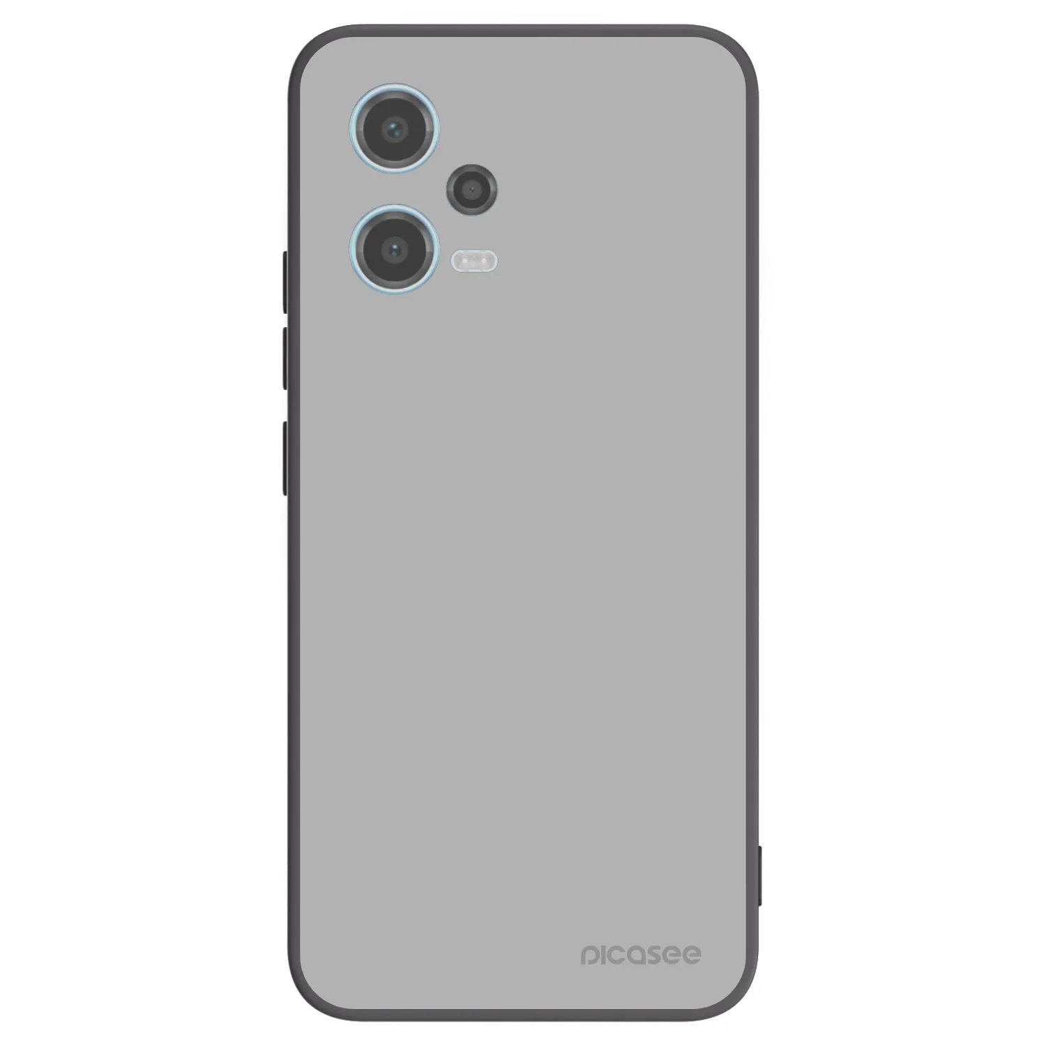 Picasee silikonowe czarne etui na Xiaomi Redmi Note 12 5G - Stone