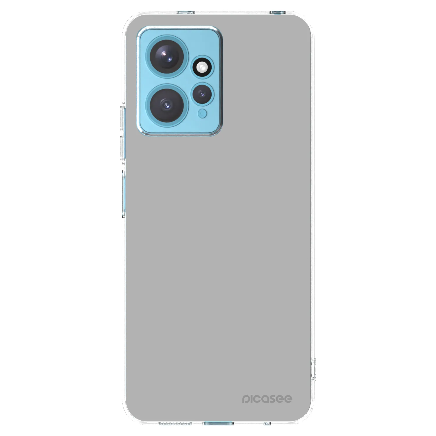 Picasee silikonowe przeźroczyste etui na Xiaomi Redmi Note 12 4G - Stone