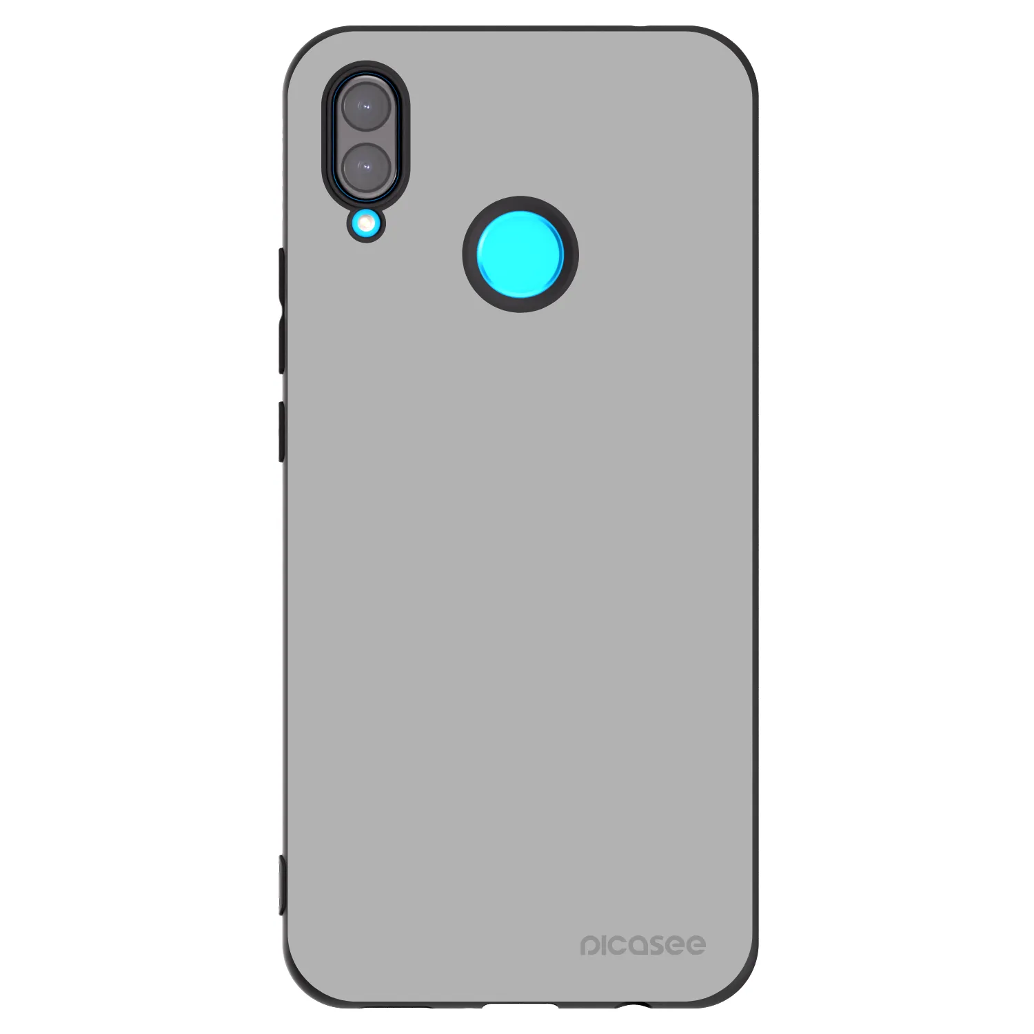 Picasee silikonowe czarne etui na Huawei Nova 3 - Stone