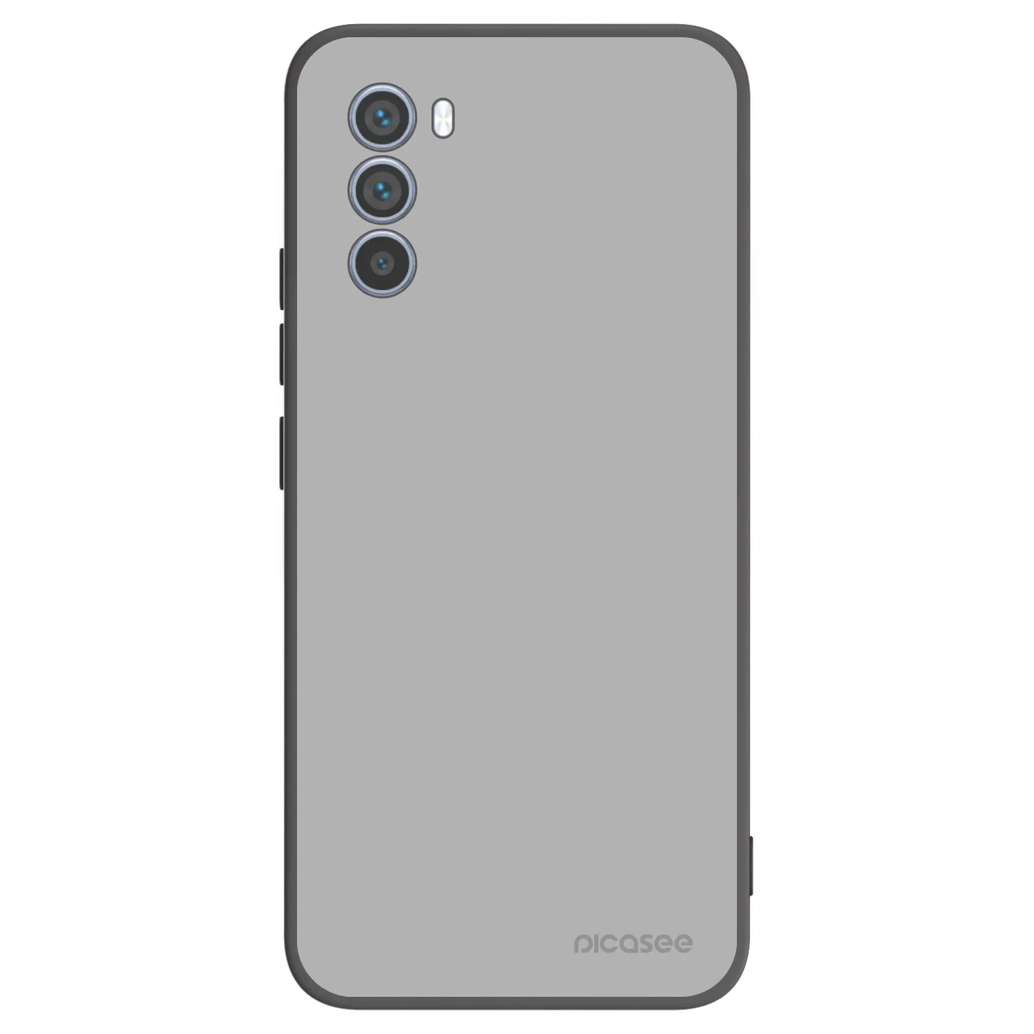 Picasee silikonowe czarne etui na Motorola Moto G62 - Stone