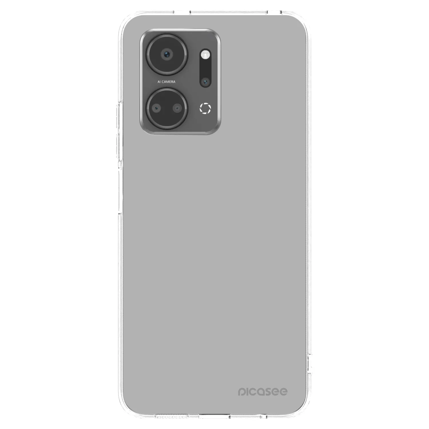 Picasee silikonowe przeźroczyste etui na Honor X7a - Stone