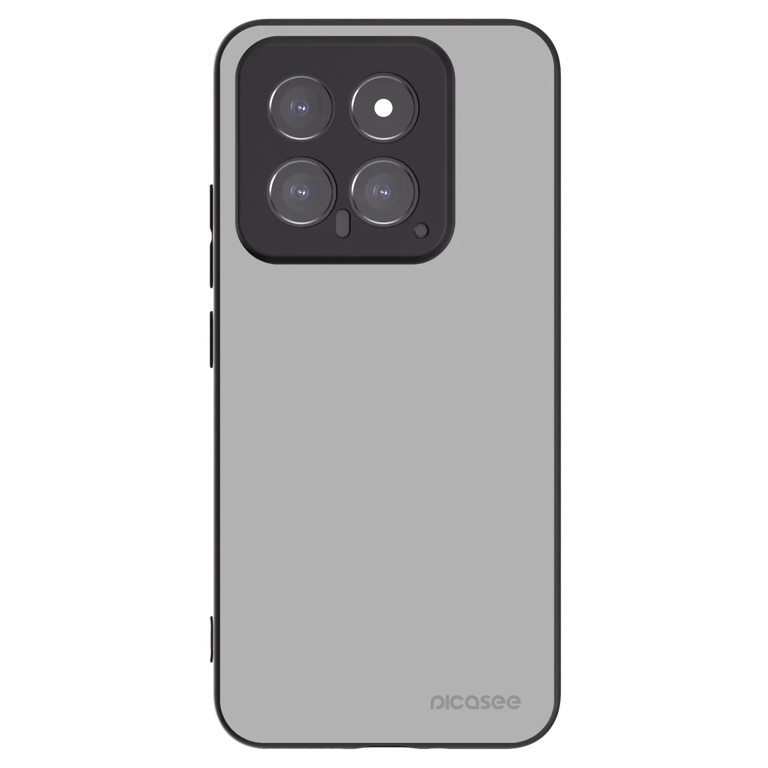 Picasee silikonowe czarne etui na Xiaomi 14 - Stone