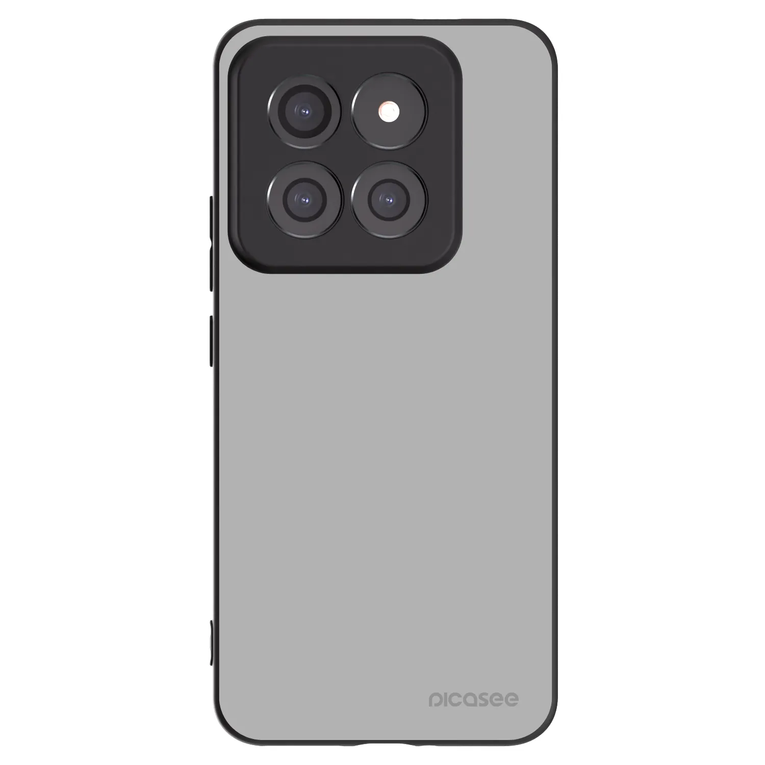 Picasee silikonowe czarne etui na Xiaomi 14 Pro - Stone