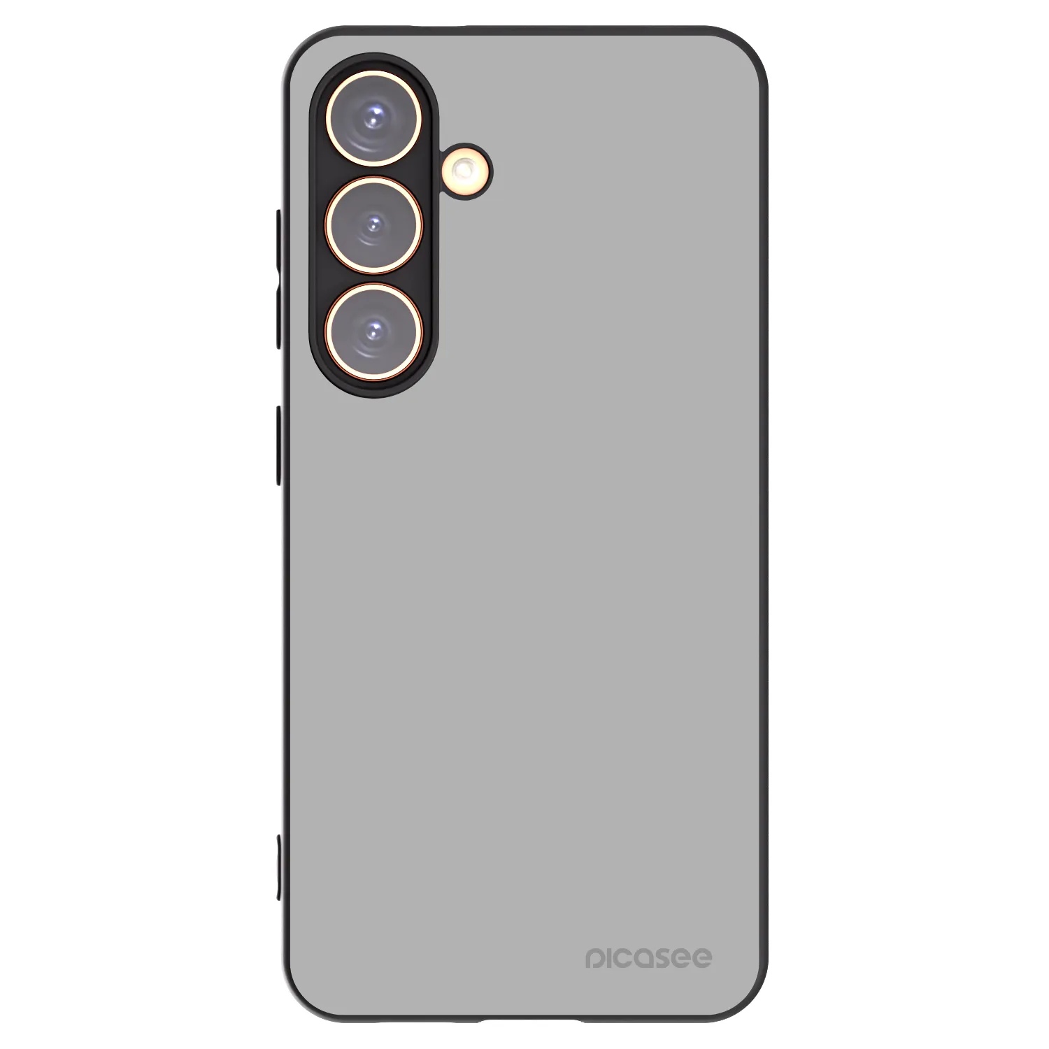 Picasee silikonowe czarne etui na Samsung Galaxy S24 S921B 5G - Stone