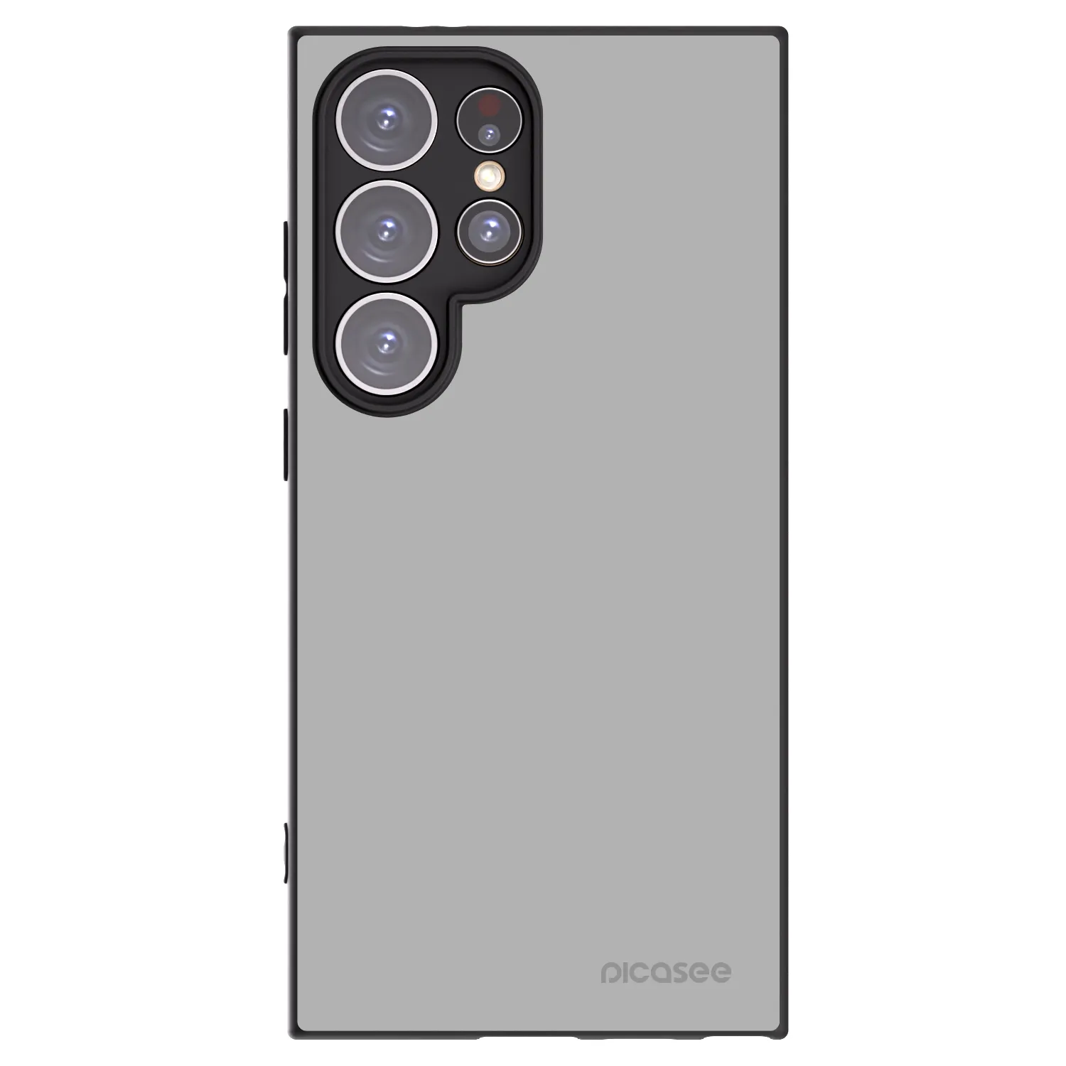 Picasee silikonowe czarne etui na Samsung Galaxy S24 Ultra S928B 5G - Stone