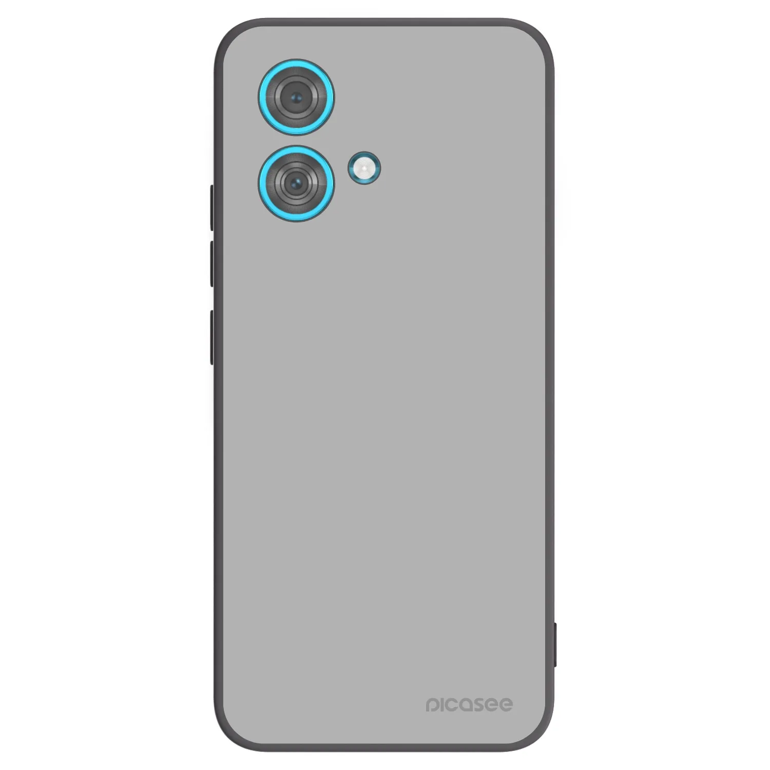 Picasee silikonowe czarne etui na Motorola Edge 40 Neo - Stone