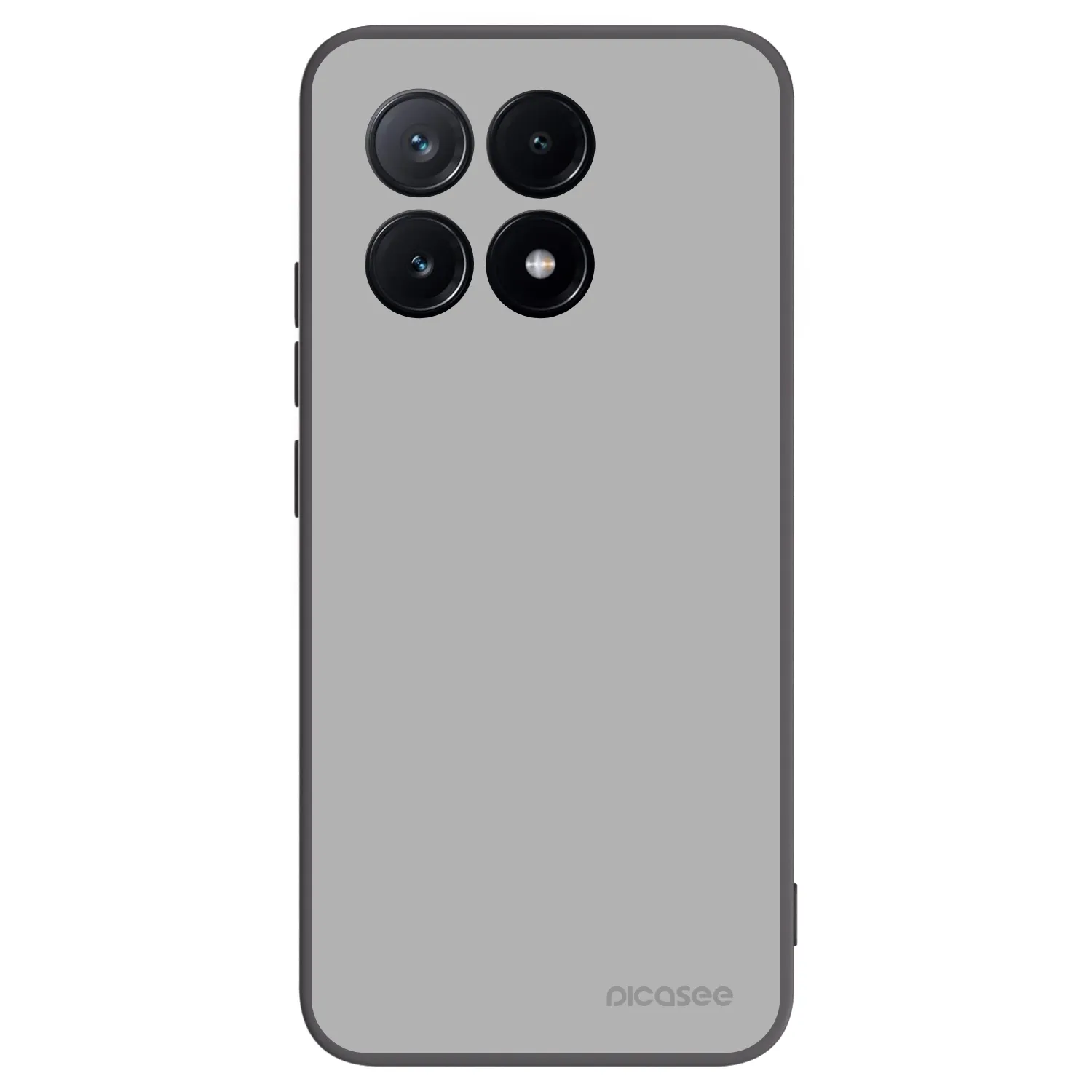 Picasee silikonowe czarne etui na Xiaomi Poco X6 Pro - Stone