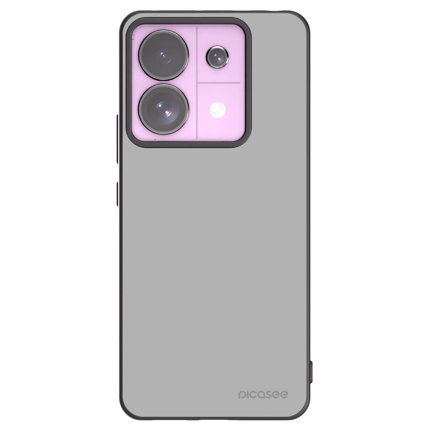 Picasee silikonowe czarne etui na Xiaomi Redmi Note 13 Pro 5G - Stone