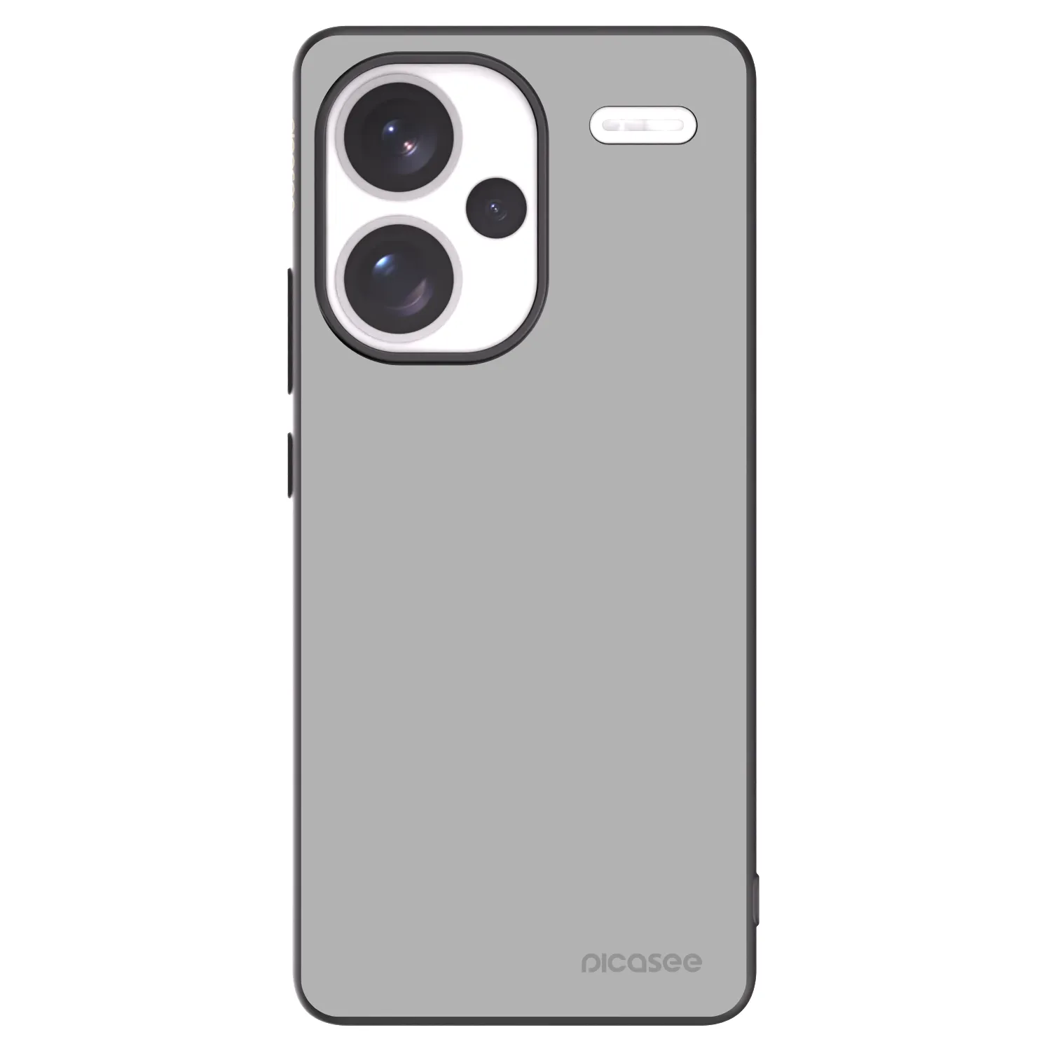 Picasee silikonowe czarne etui na Xiaomi Redmi Note 13 Pro+ 5G - Stone
