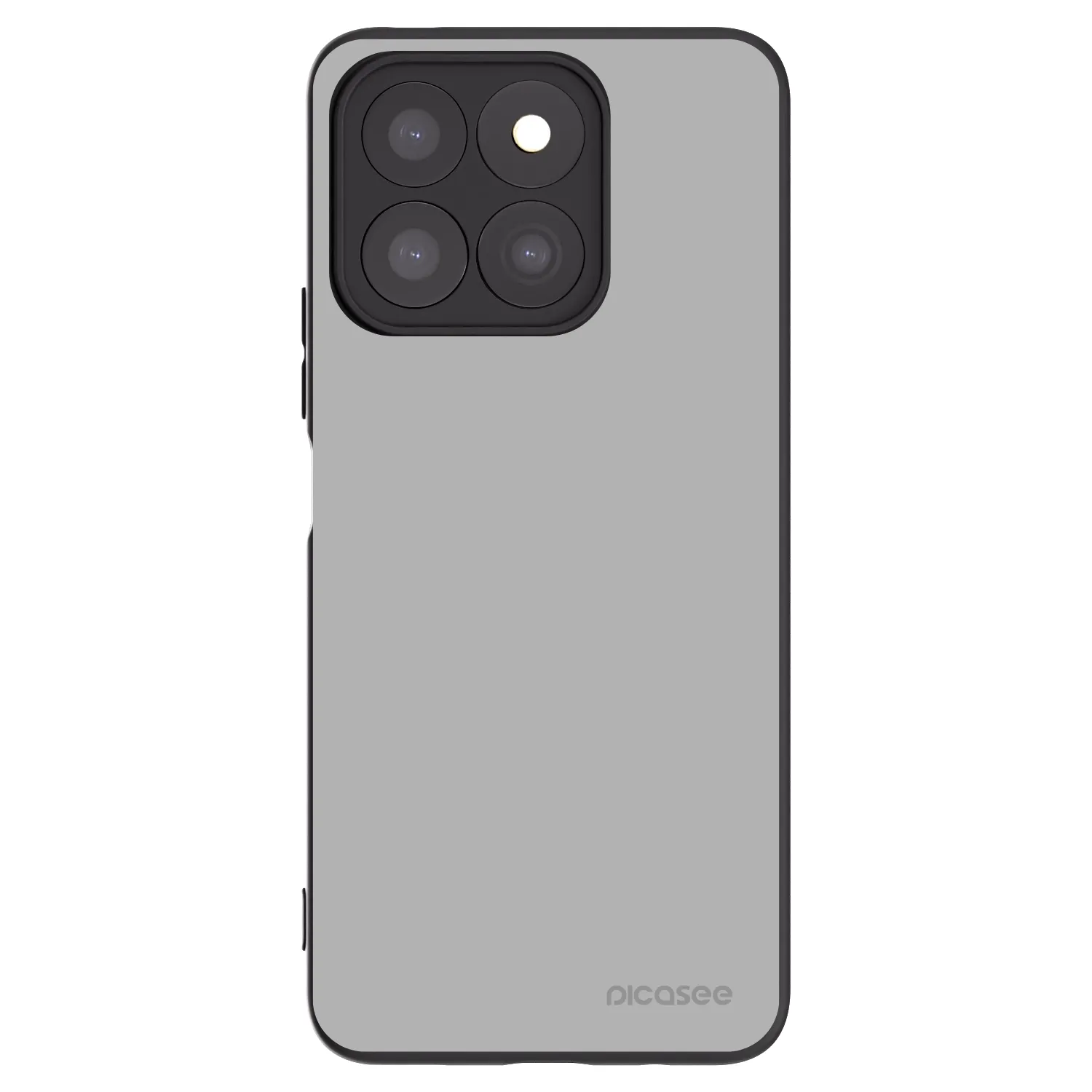 Picasee silikonowe czarne etui na Honor X8b - Stone