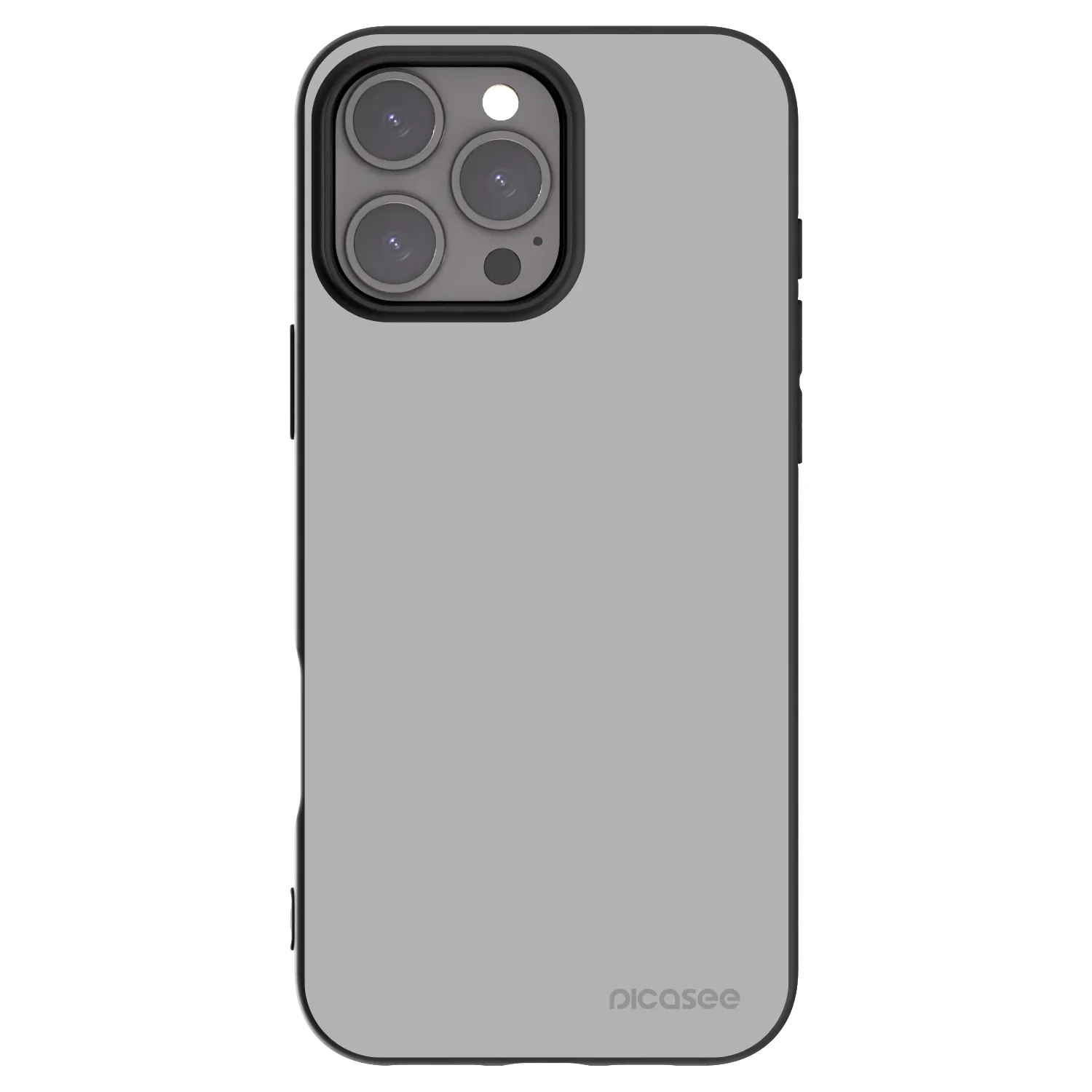 Picasee silikonowe czarne etui na Apple iPhone 16 Pro Max - Stone