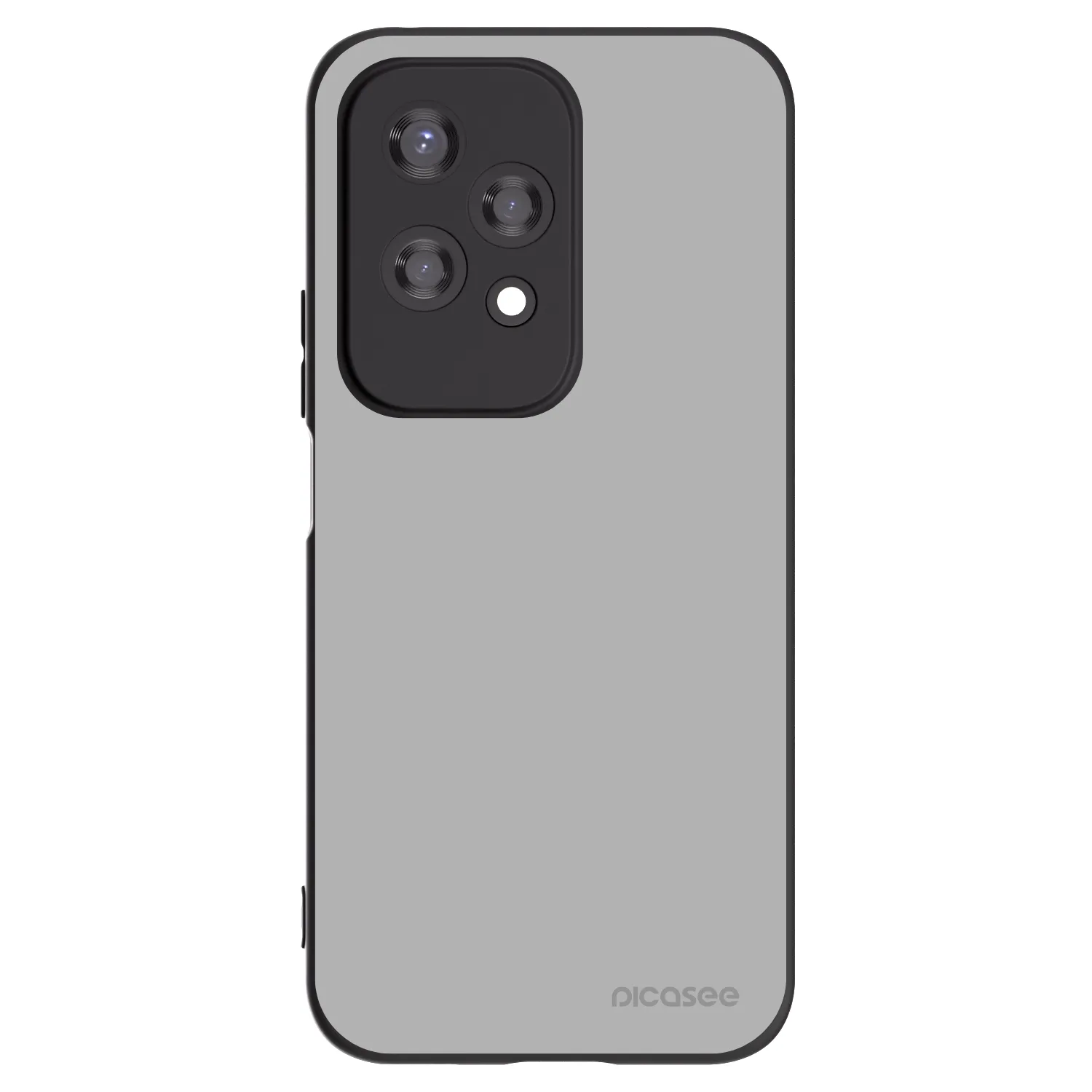 Picasee silikonowe czarne etui na Honor 200 Lite - Stone