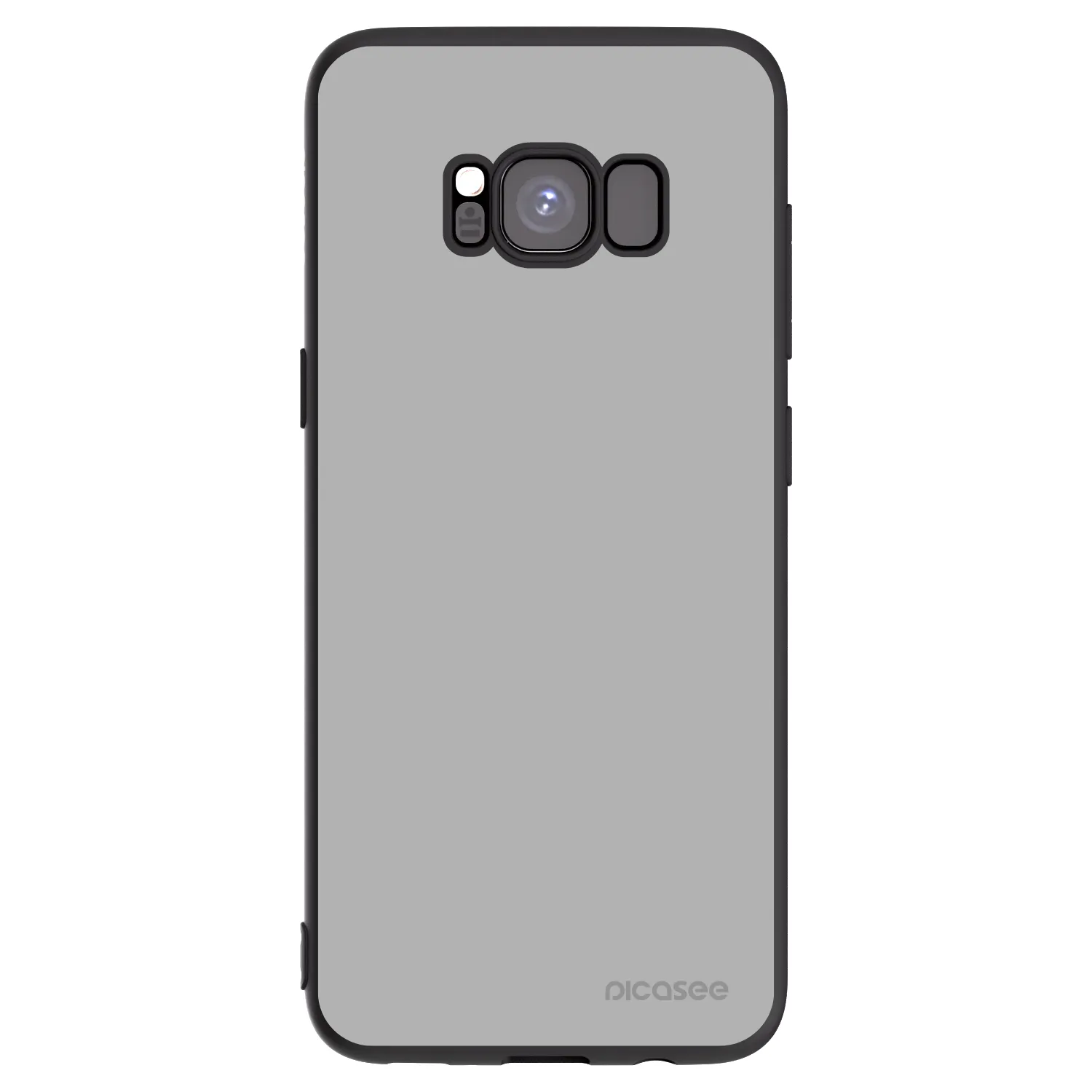Picasee silikonowe czarne etui na Samsung Galaxy S8 G950F - Stone