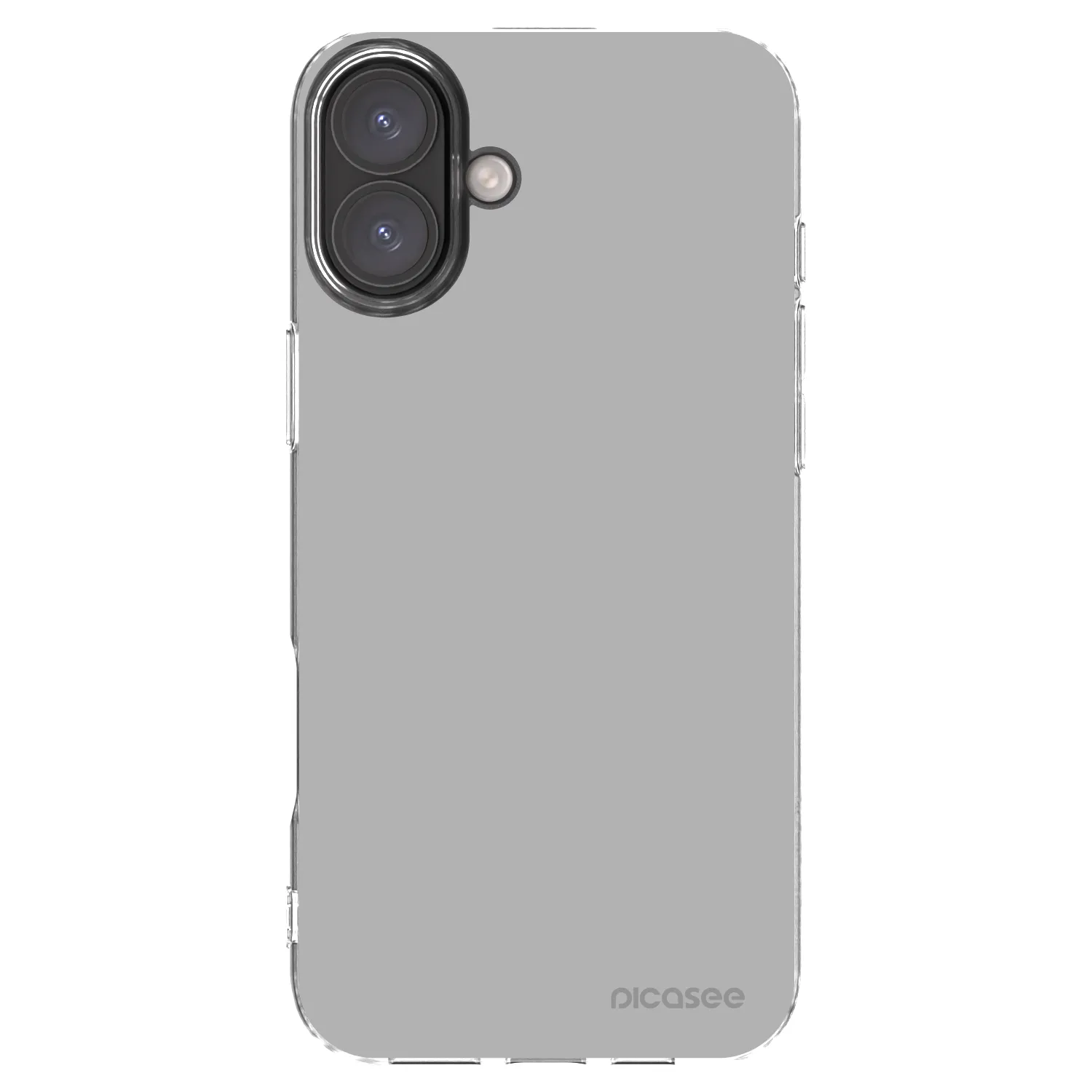 Picasee silikonowe przeźroczyste etui na Apple iPhone 16 Plus - Stone