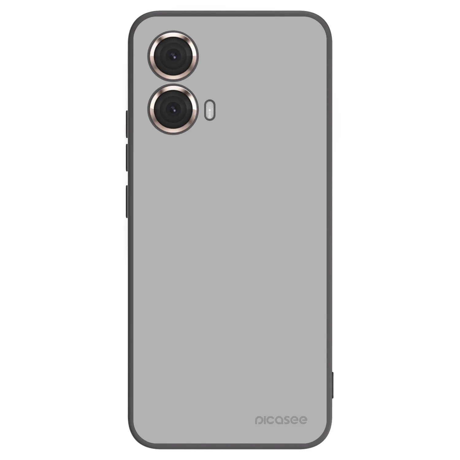 Picasee silikonowe czarne etui na Motorola Moto G85 - Stone