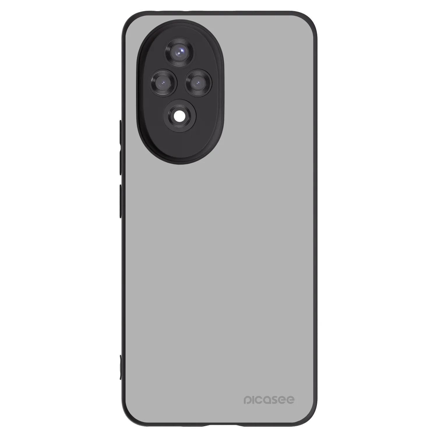 Picasee silikonowe czarne etui na Honor 200 Pro 5G - Stone