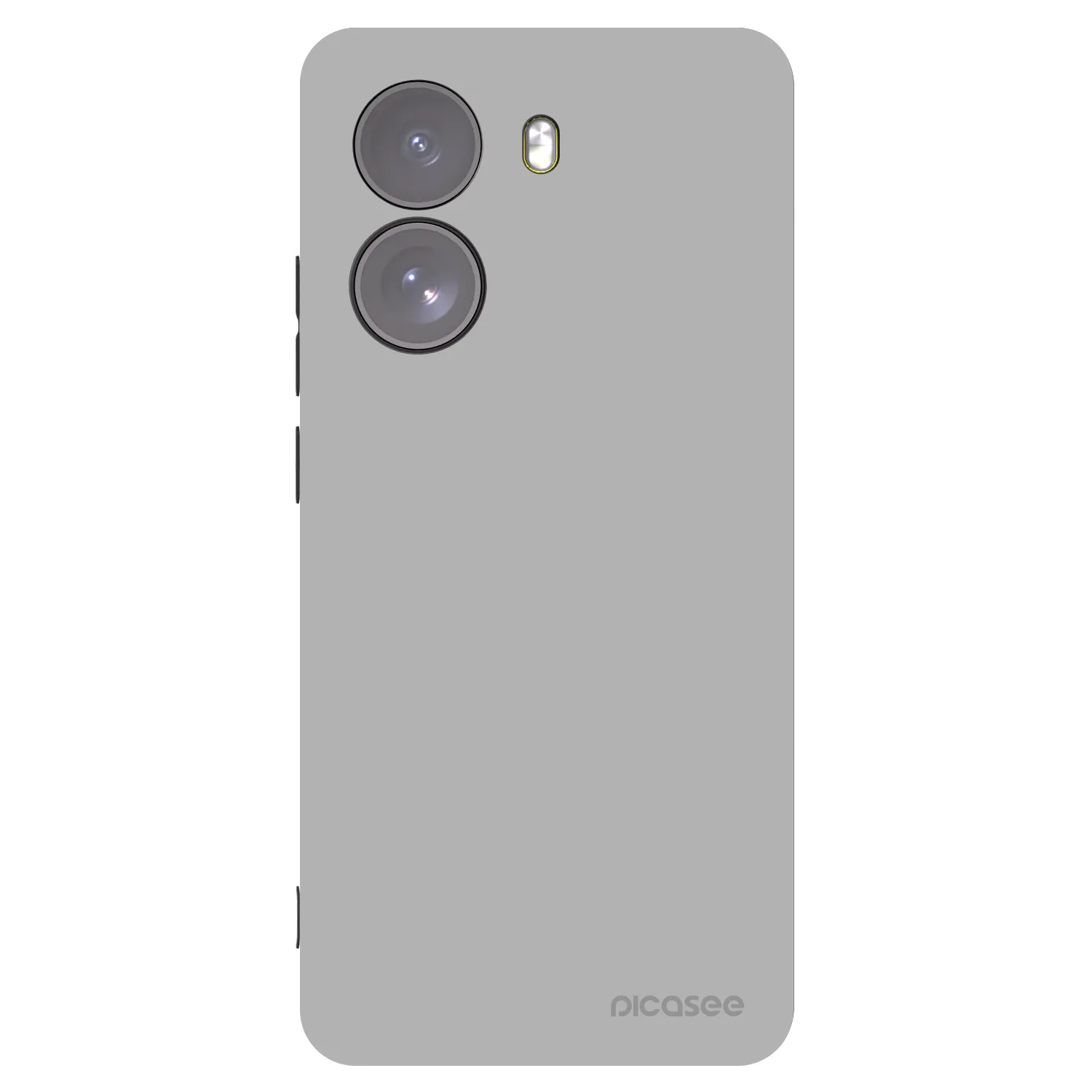 Picasee silikonowe czarne etui na Xiaomi Poco X7 - Stone