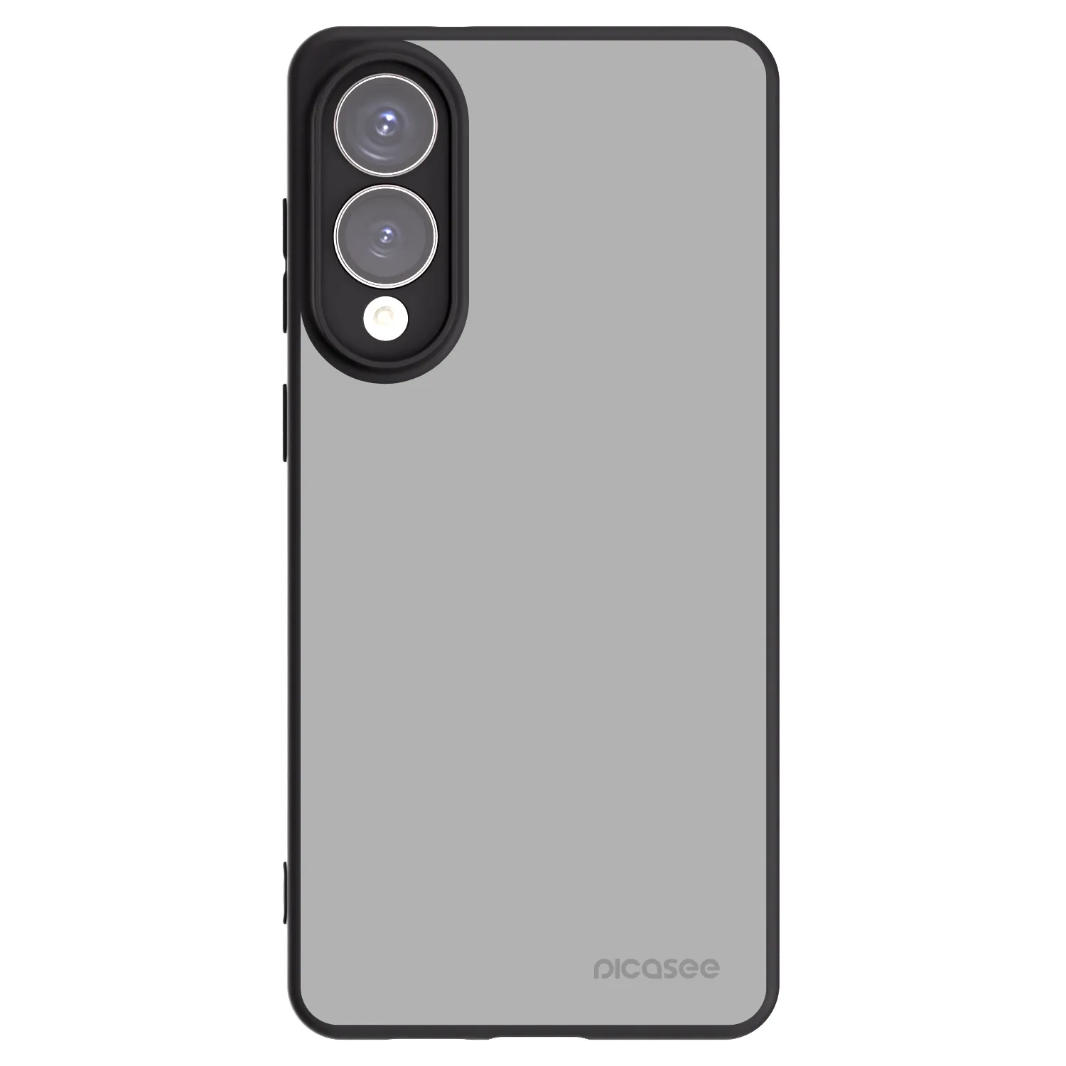 Picasee silikonowe czarne etui na Samsung Galaxy S25 Edge 5G - Stone