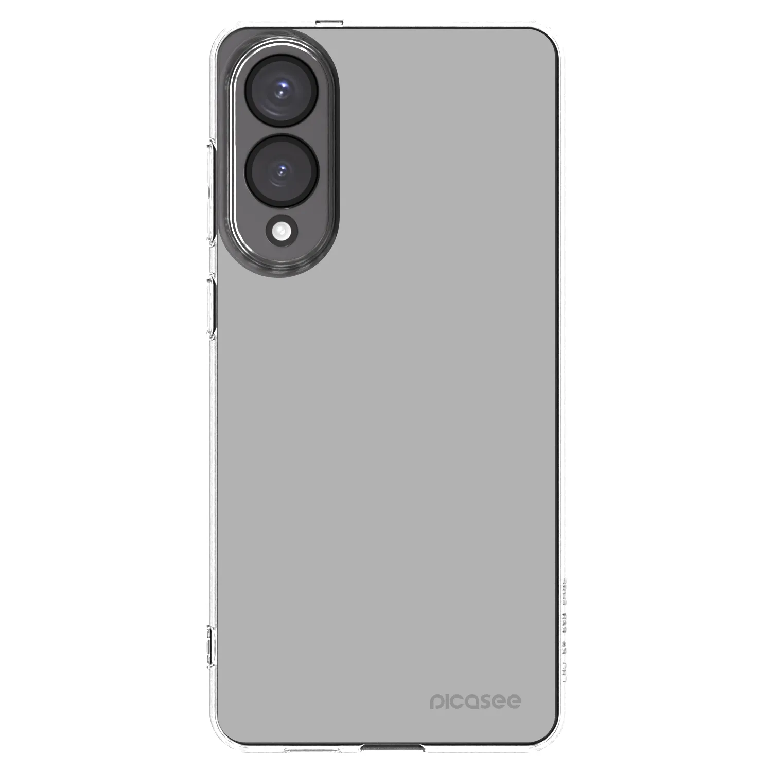 Picasee silikonowe przeźroczyste etui na Samsung Galaxy S25 Edge 5G - Stone