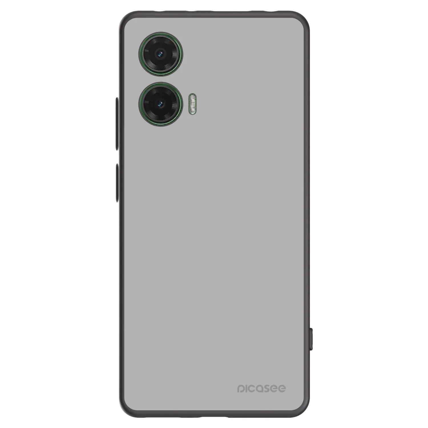 Picasee silikonowe czarne etui na Motorola Moto G35 5G - Stone