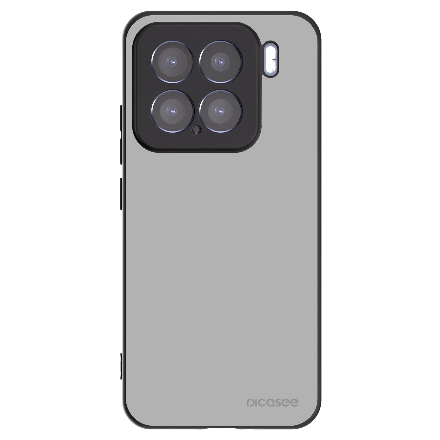 Picasee silikonowe czarne etui na Xiaomi 15 - Stone