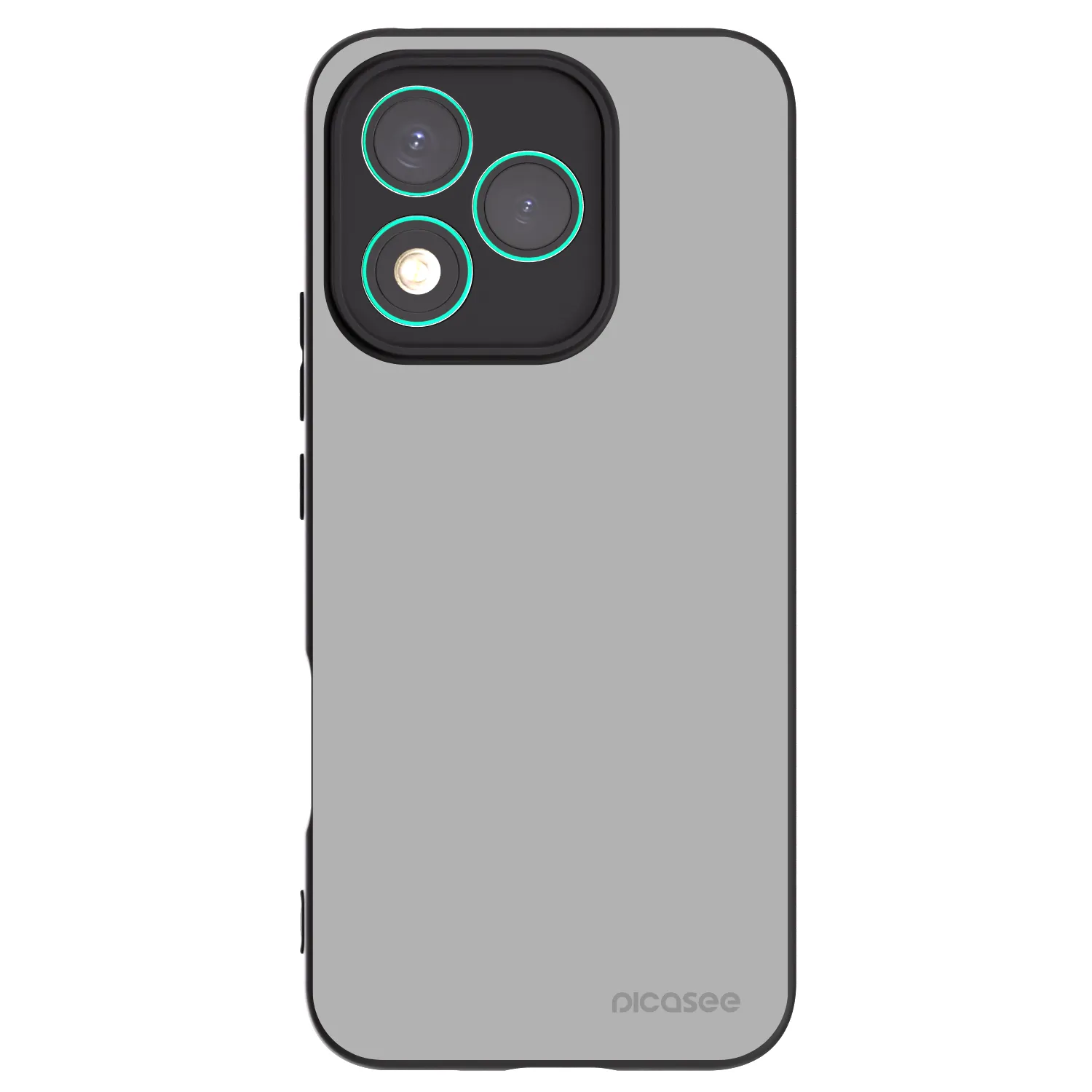 Picasee silikonowe czarne etui na Honor 400 Lite 5G - Stone