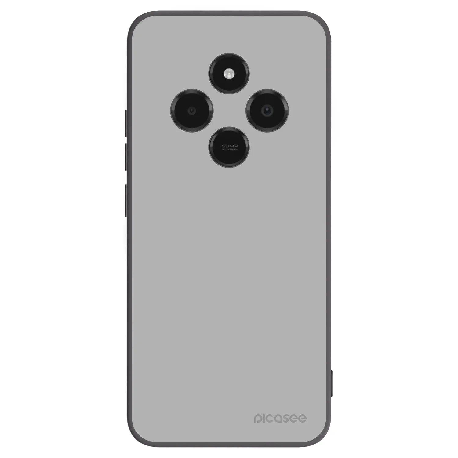 Picasee silikonowe czarne etui na Xiaomi Poco C75 - Stone