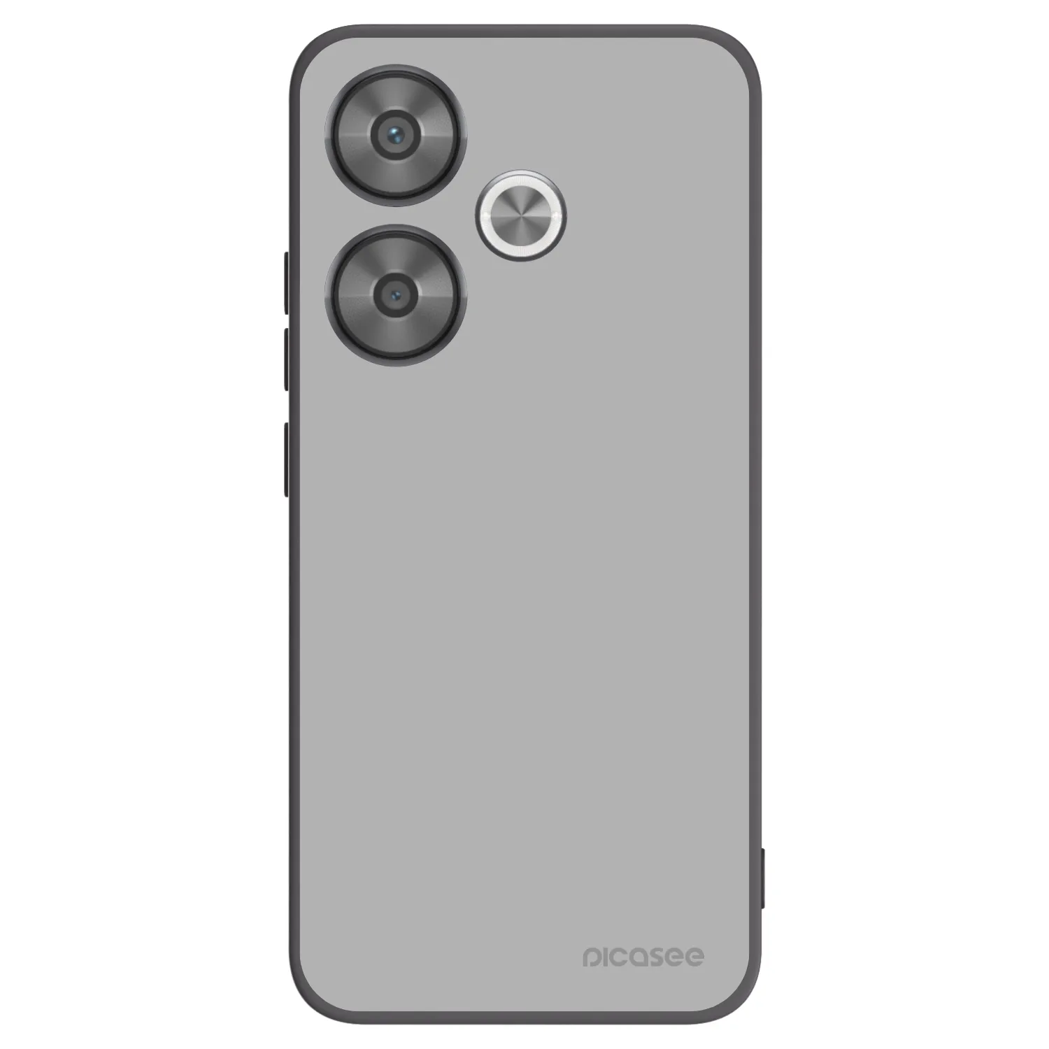 Picasee silikonowe czarne etui na Xiaomi Poco F6 - Stone