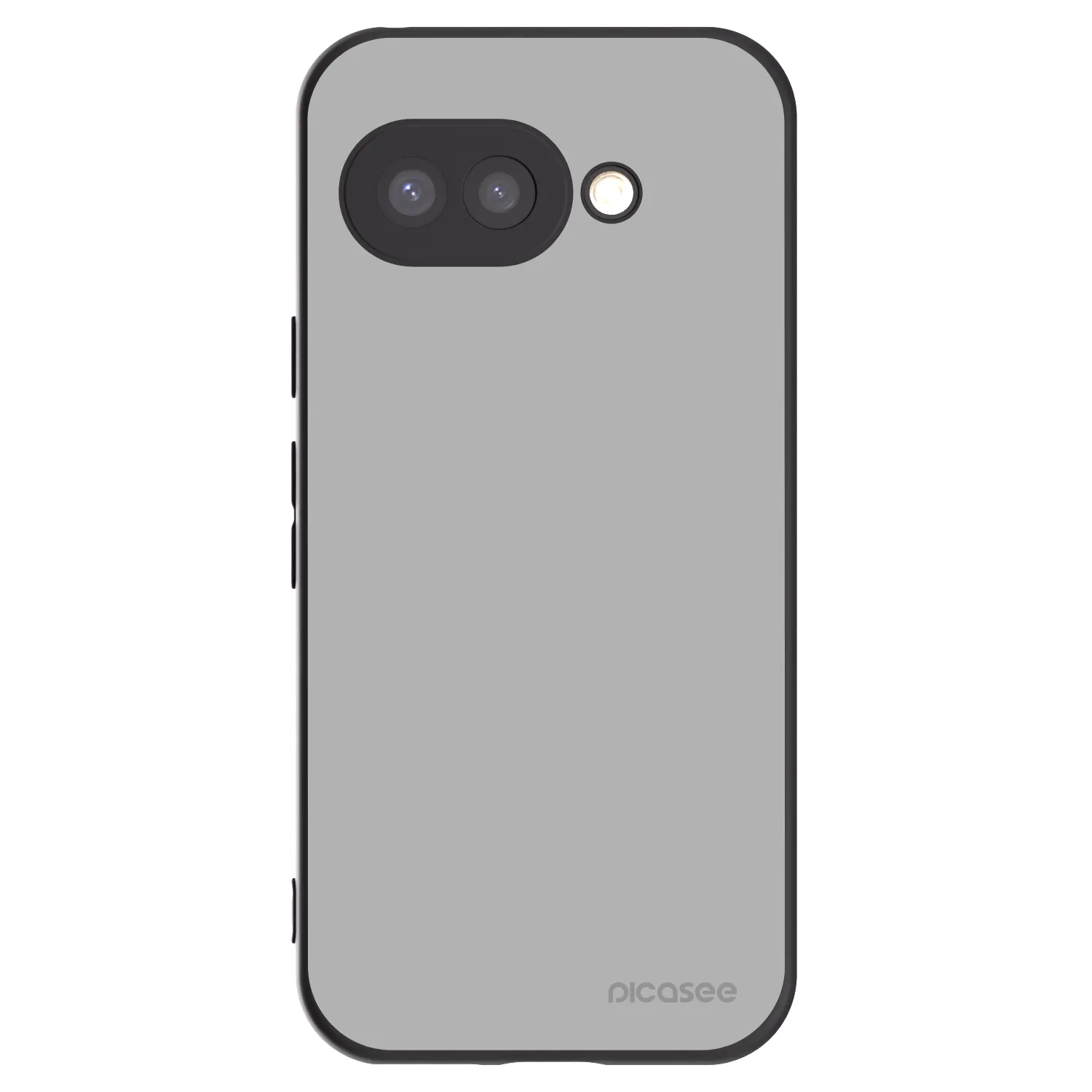 Picasee silikonowe czarne etui na Google Pixel 9a - Stone