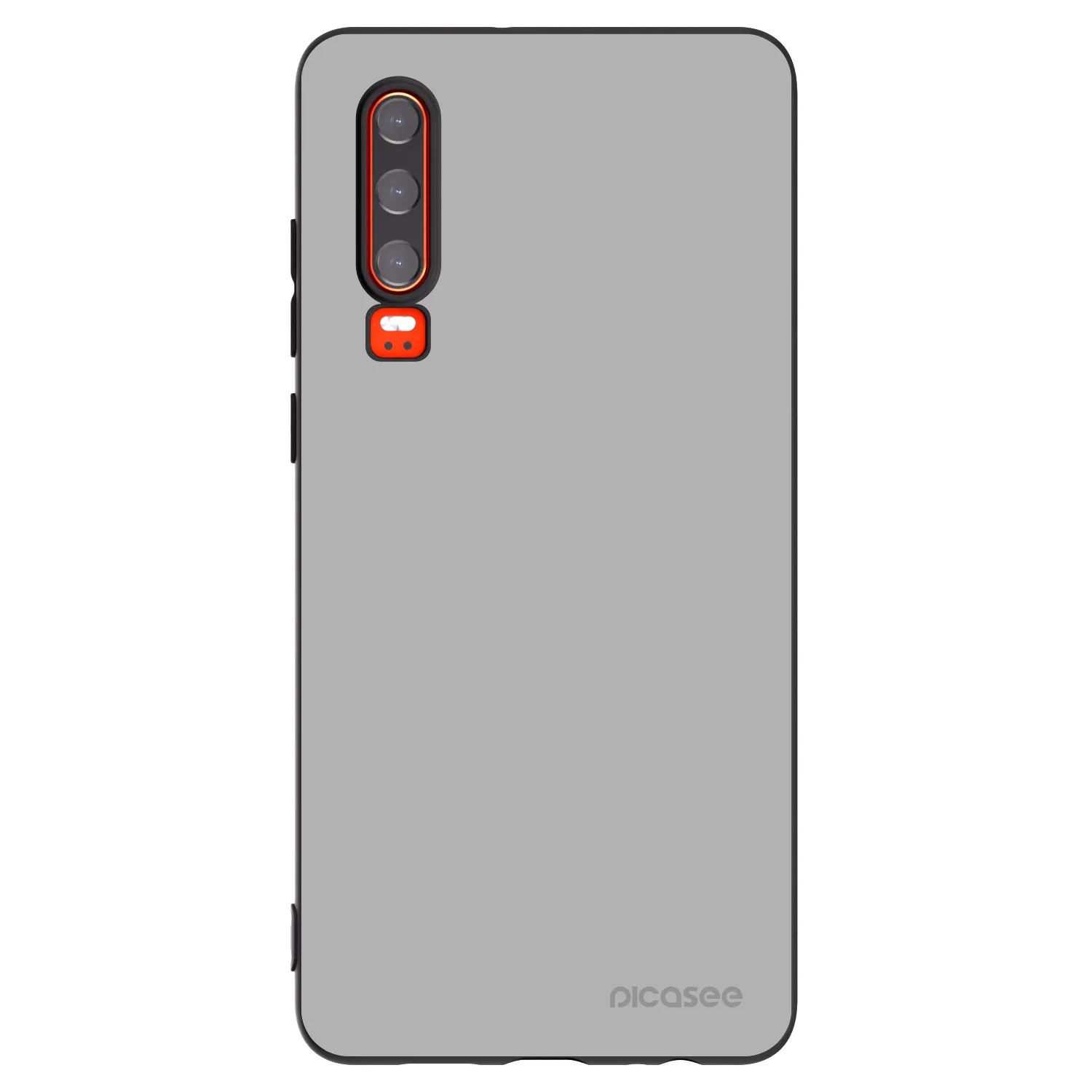 Picasee silikonowe czarne etui na Huawei P30 - Stone