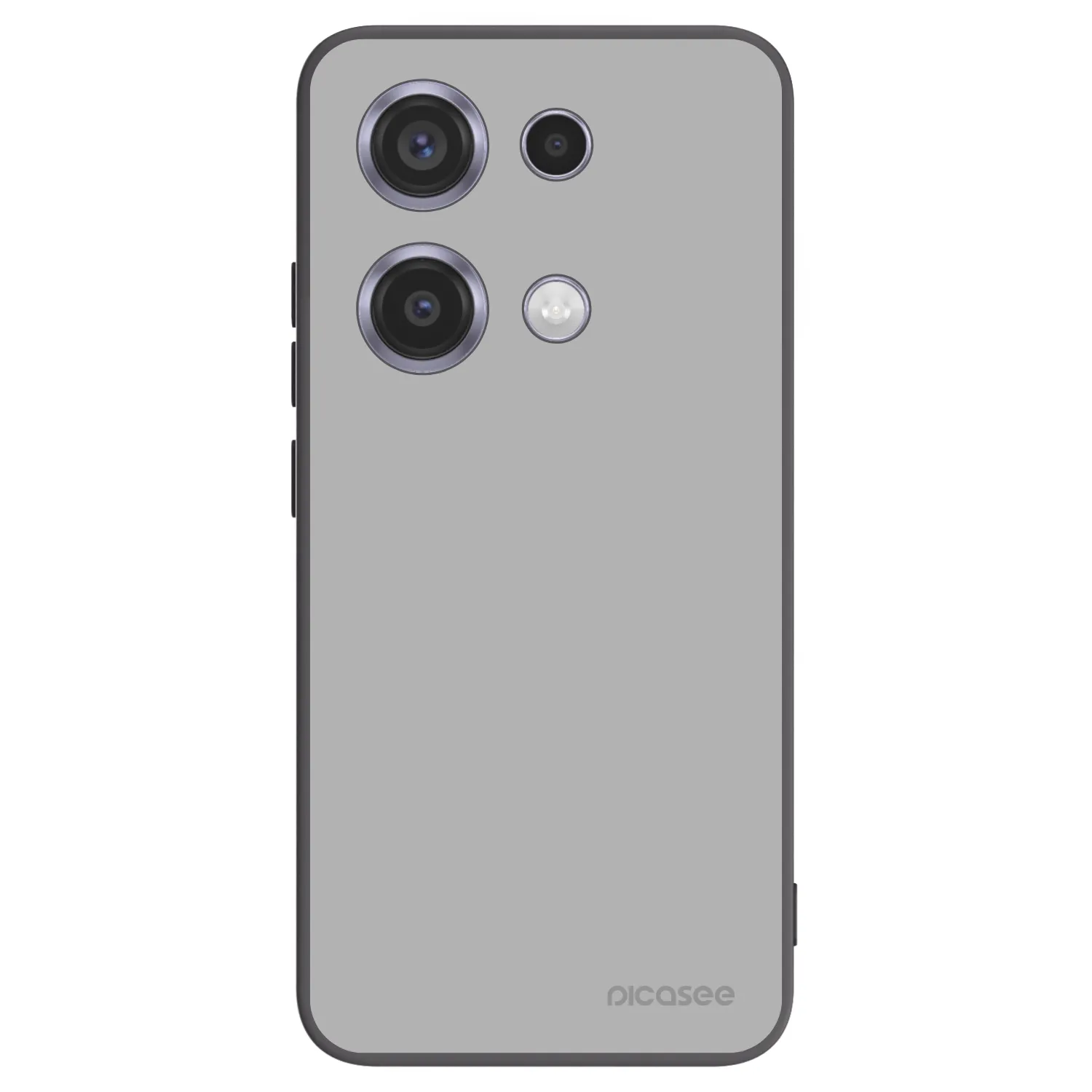 Picasee silikonowe czarne etui na Xiaomi Redmi Note 14S - Stone
