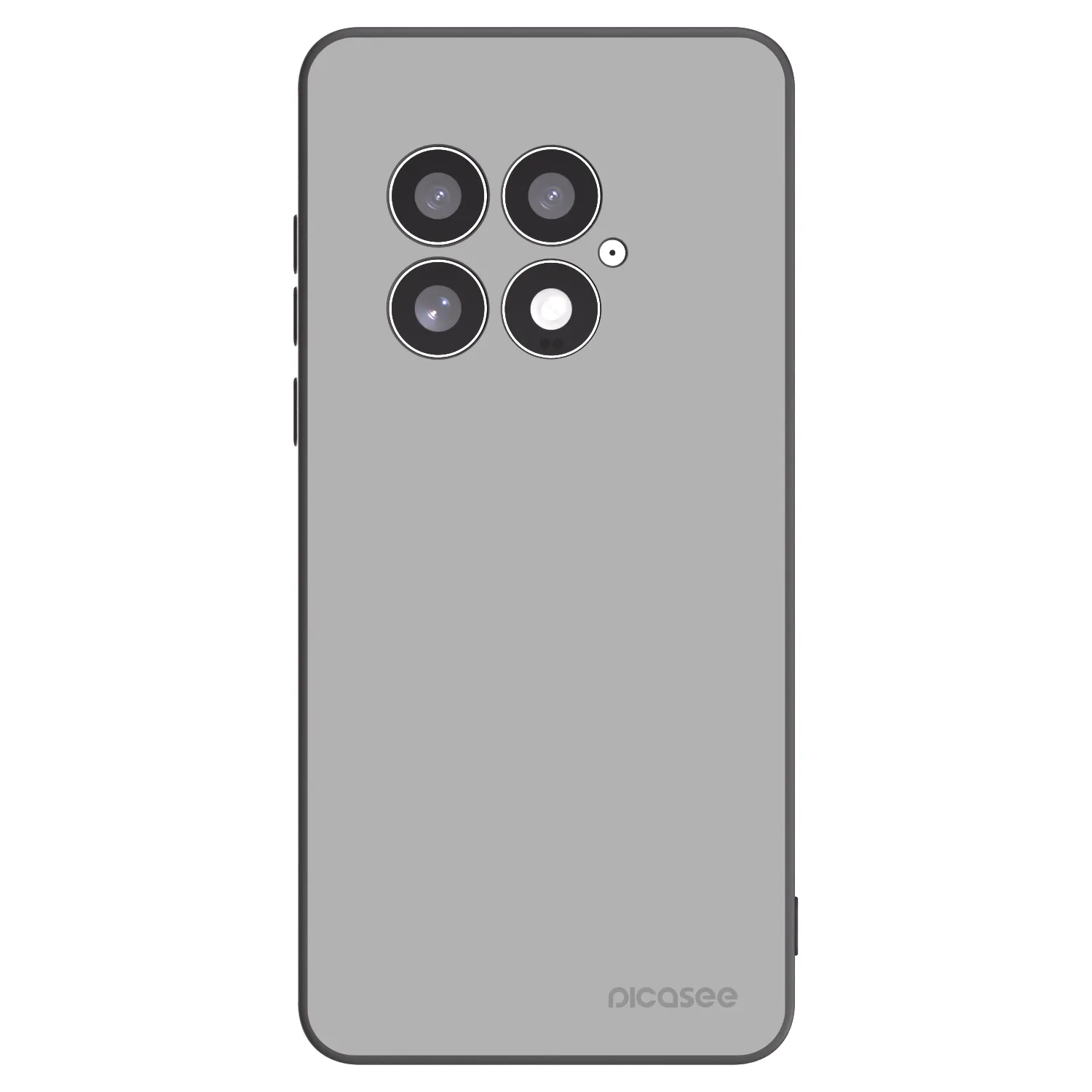 Picasee silikonowe czarne etui na OnePlus 13 5G - Stone