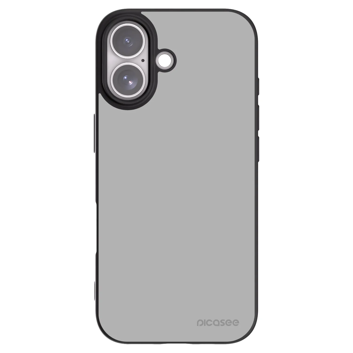 Picasee silikonowe czarne etui na Apple iPhone 17 - Stone