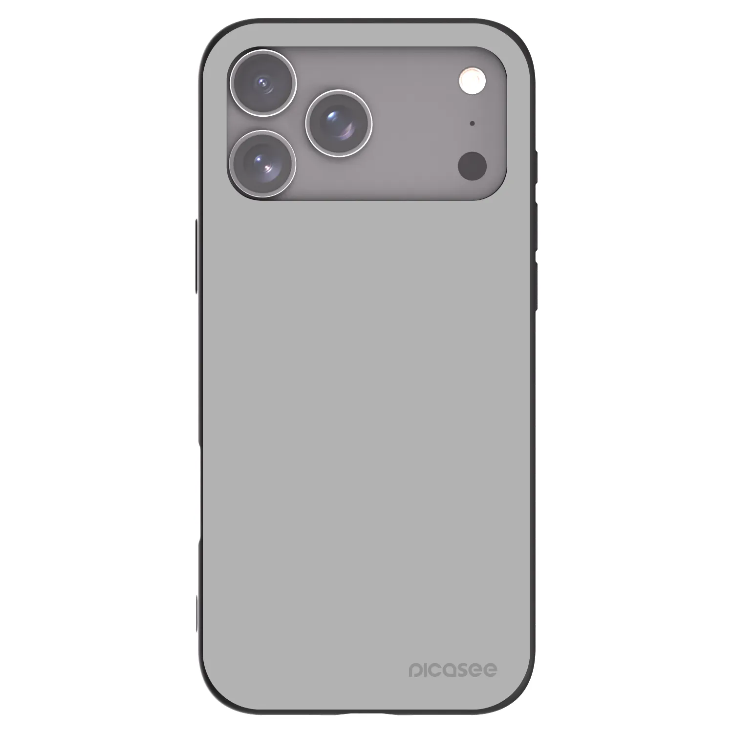 Picasee silikonowe czarne etui na Apple iPhone 17 Pro Max - Stone