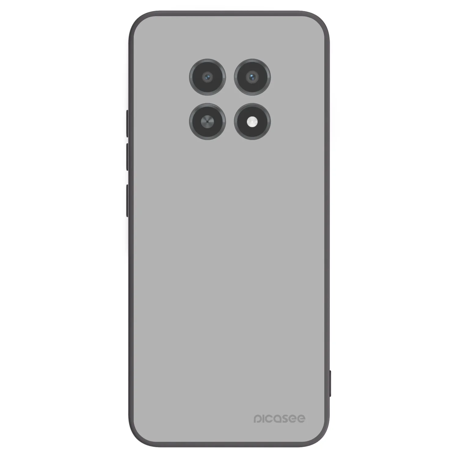 Picasee silikonowe czarne etui na Realme 12X - Stone