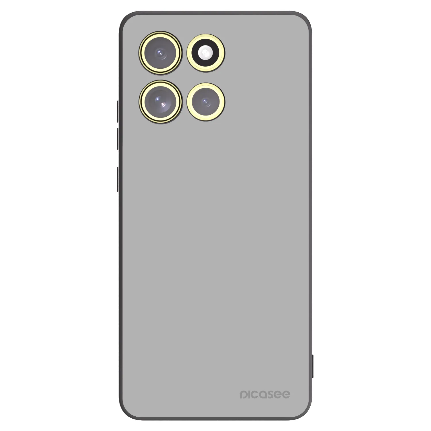 Picasee silikonowe czarne etui na Motorola Moto G86 5G - Stone