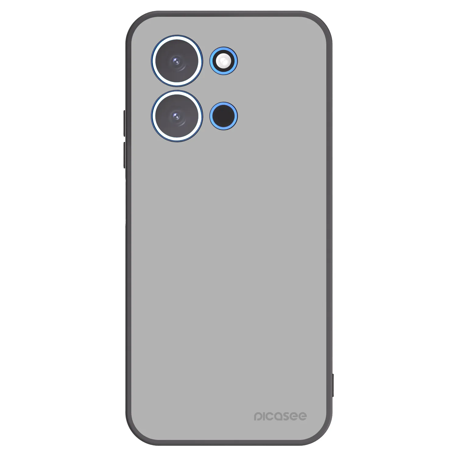 Picasee silikonowe czarne etui na Xiaomi Redmi 15C 4G - Stone