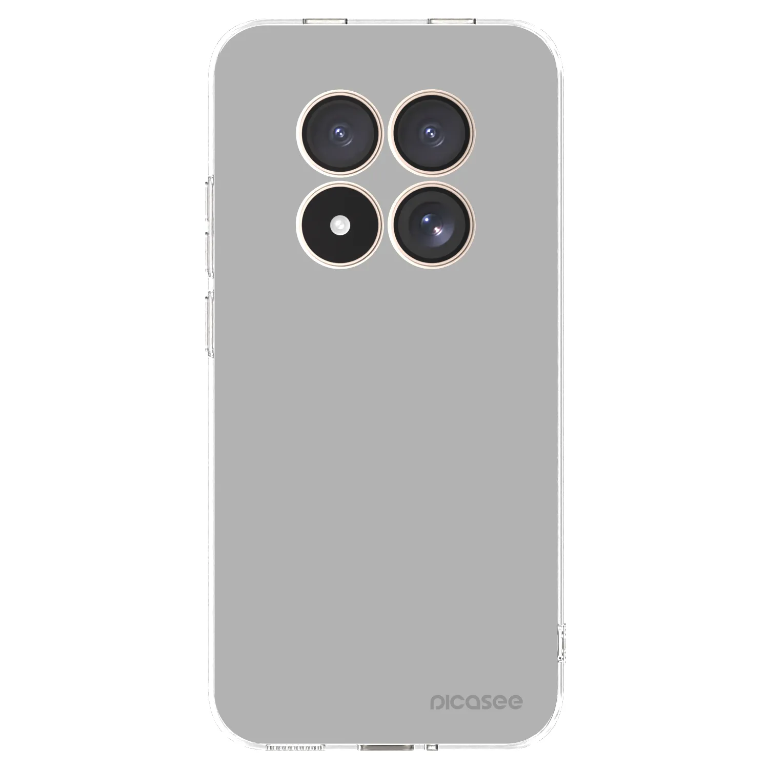 Picasee silikonowe przeźroczyste etui na Xiaomi Redmi Note 15 Pro 4G - Stone