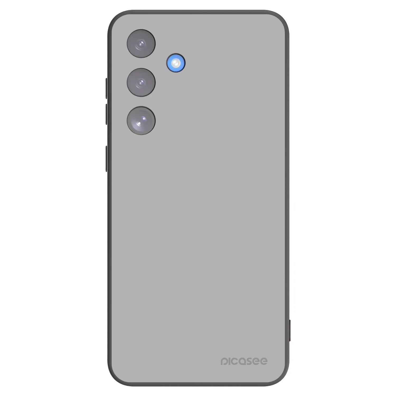 Picasee silikonowe czarne etui na Samsung Galaxy S25 FE 5G - Stone