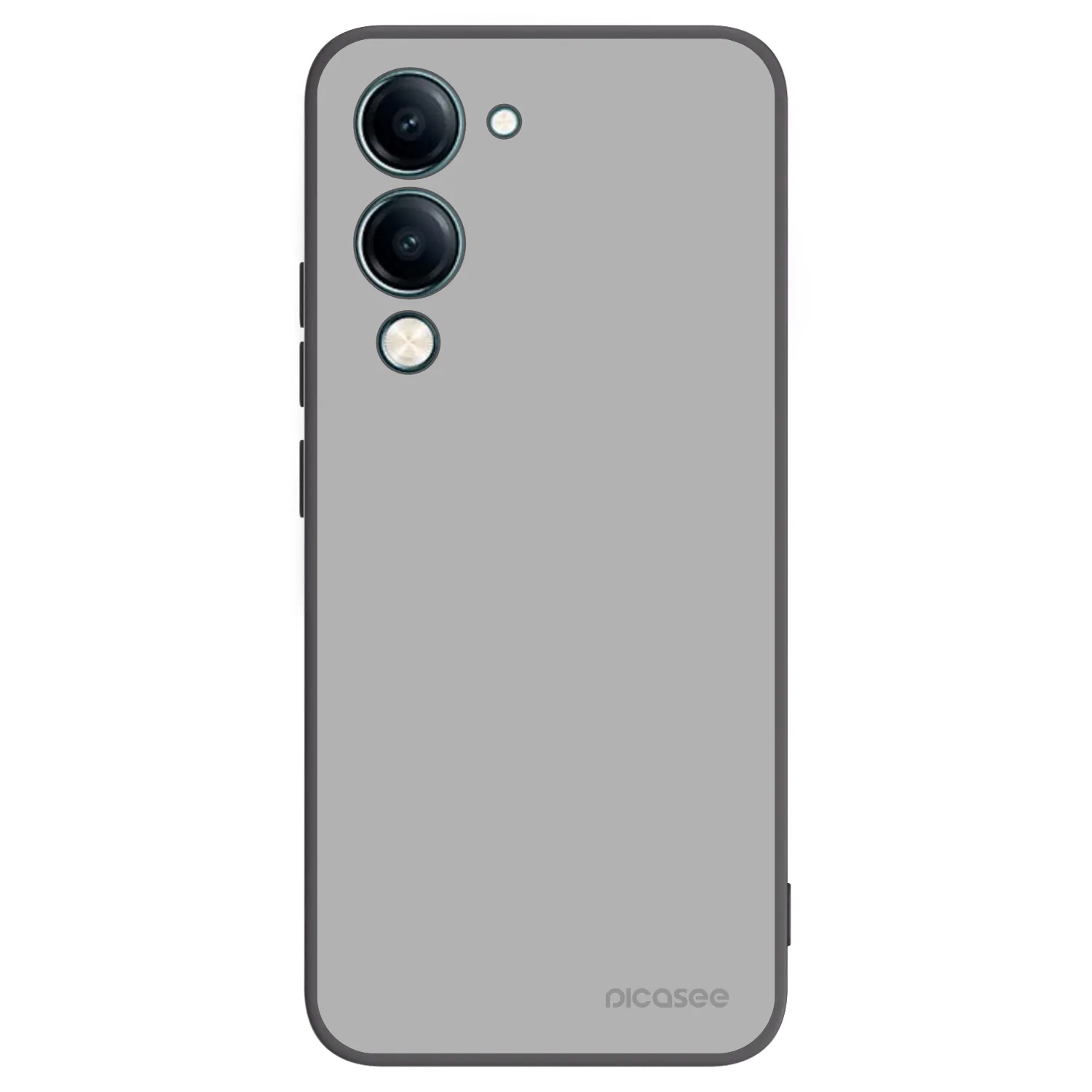 Picasee silikonowe czarne etui na Vivo Y29s 5G - Stone